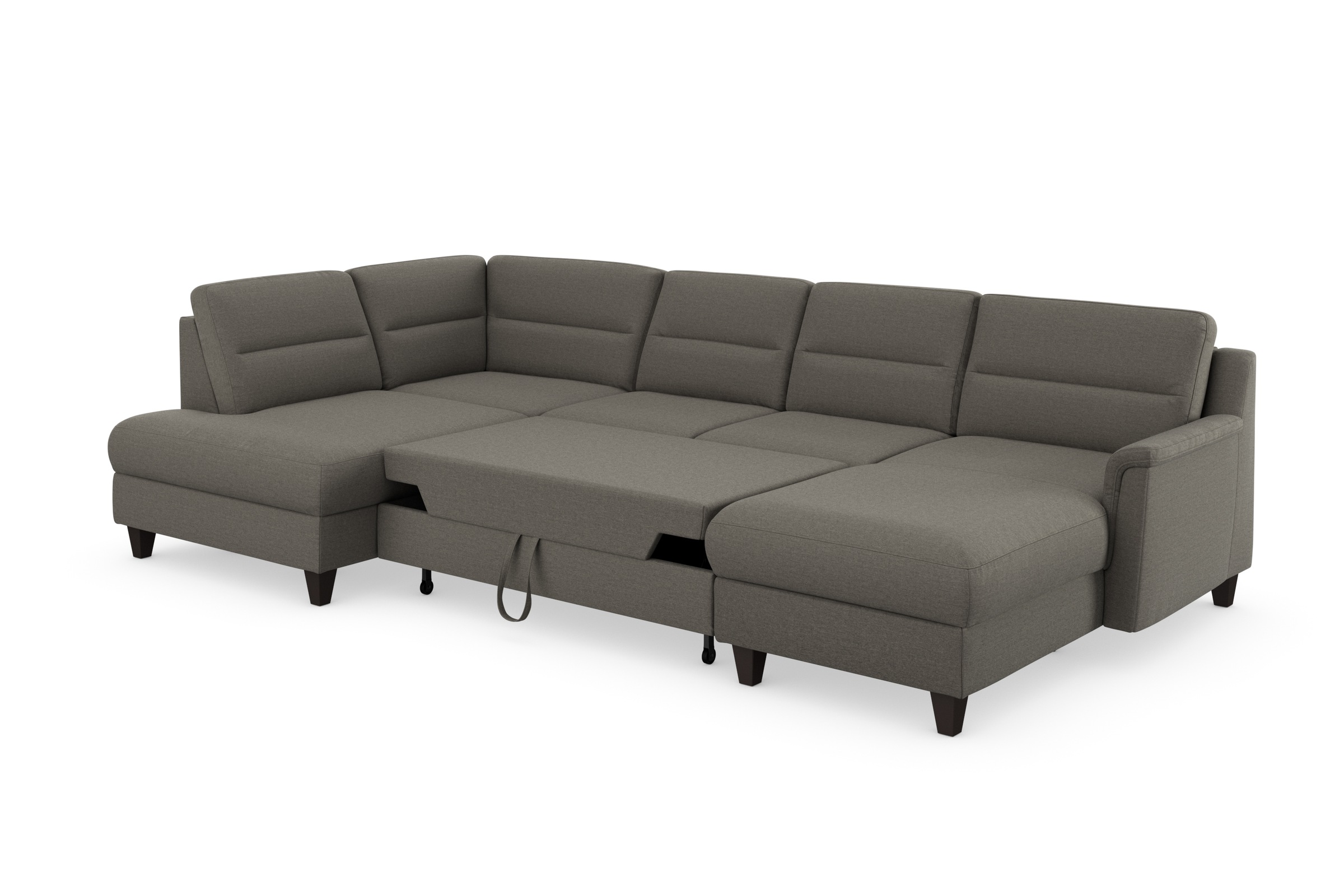 sit&more Wohnlandschaft »Farö U-Form«, inklusive Federkern, wahlweise mit Bettfunktion und Bettkasten