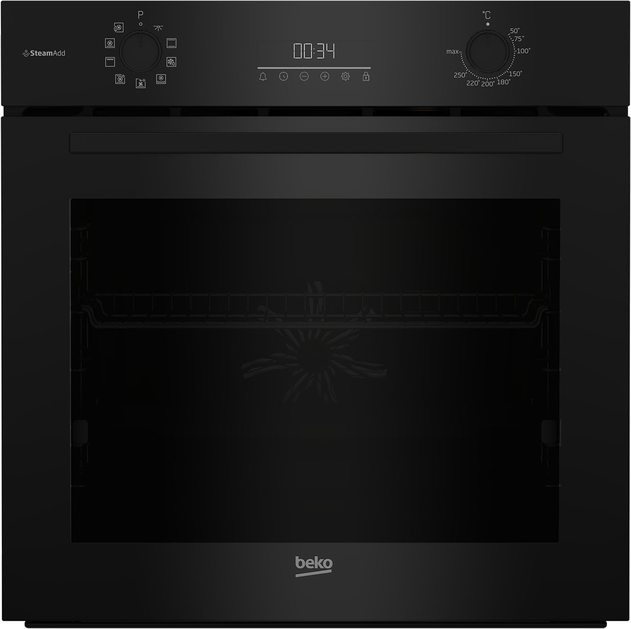BEKO Einbaubackofen "BCBIS17300B" mit 1-fach-Teleskopauszug Die matte Optik günstig online kaufen