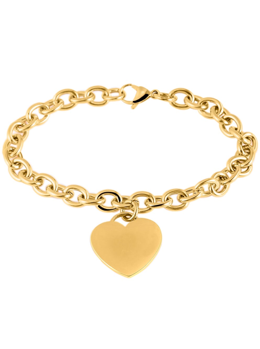 LADY Damen Armband, Edelstahl Metall, gold, Edelstahl, Metall, Armbänder