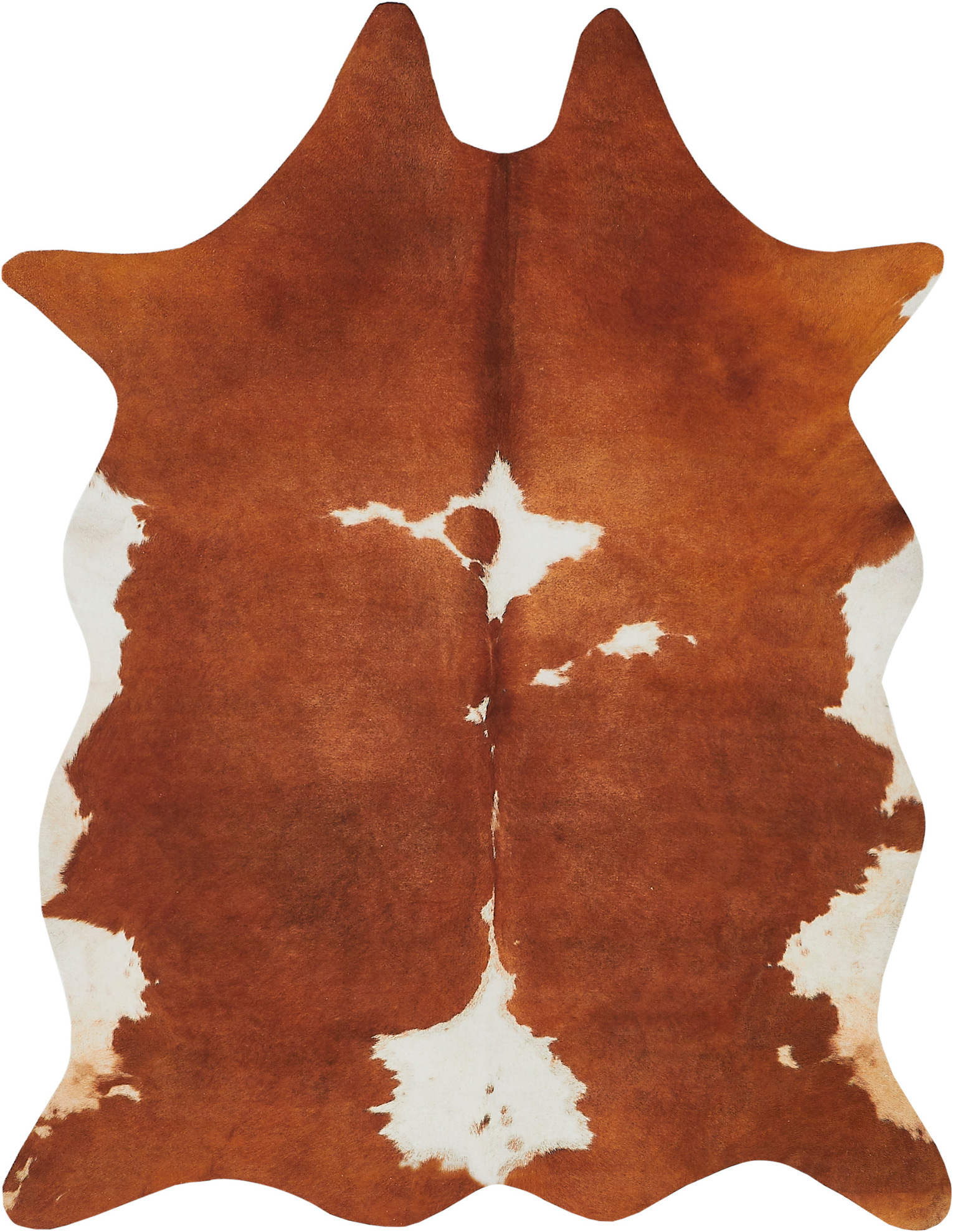 Andiamo Fellteppich "Amarillo" fellförmig 4 mm Höhe Kunstfell, gedruckte Ku günstig online kaufen