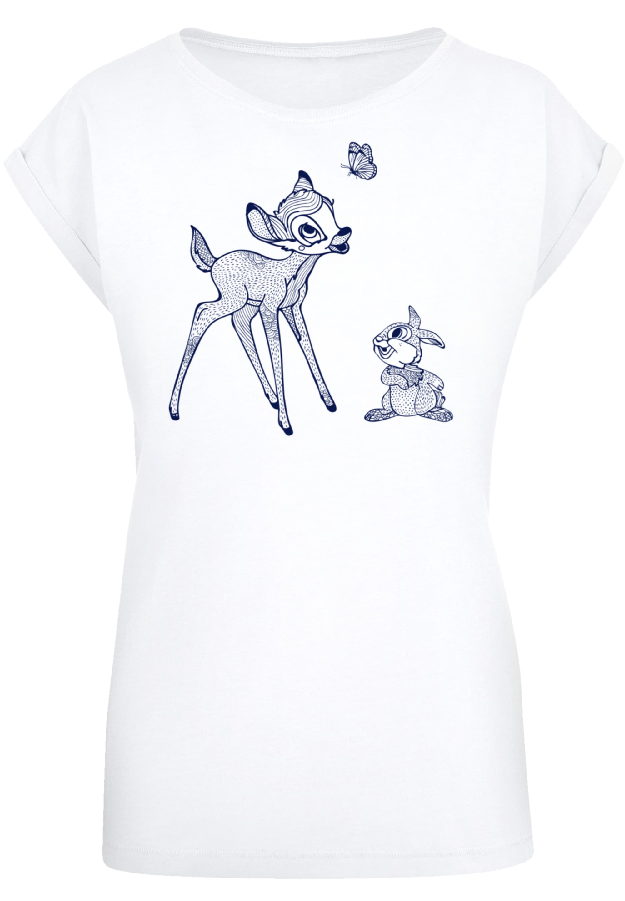 F4NT4STIC T-Shirt »Disney Bambi Schmetterling«, Premium Qualität