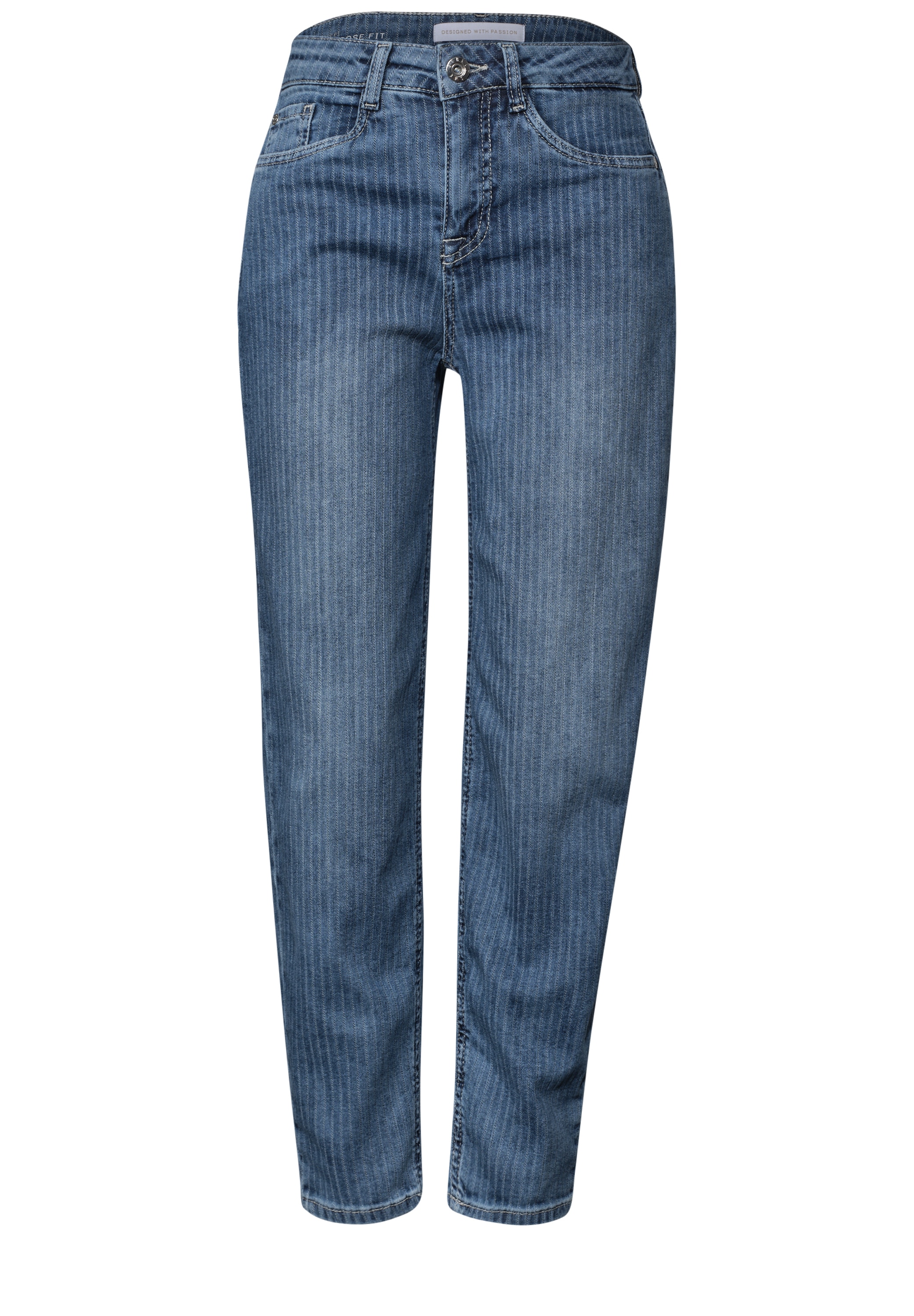 STREET ONE Loose-fit-Jeans High Waist