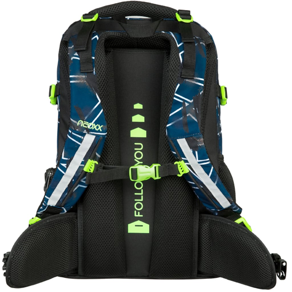 neoxx Schulrucksack »Active, Flash yourself«, reflektierende Details