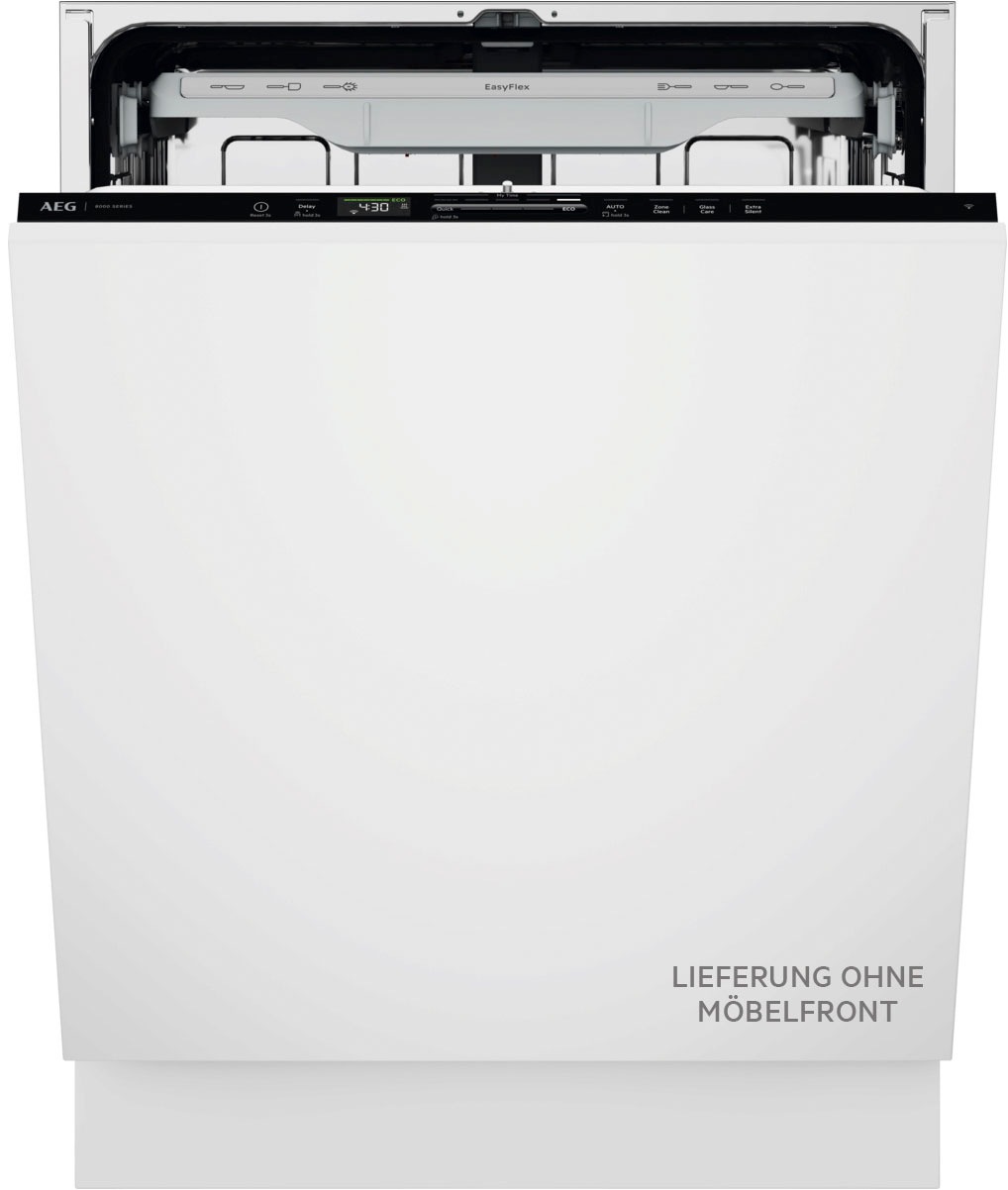 AEG vollintegrierbarer Geschirrspüler "GI8200B2SO", B:59,6cm H:81,5cm T:55cm, schwarz, Geschirrspüler