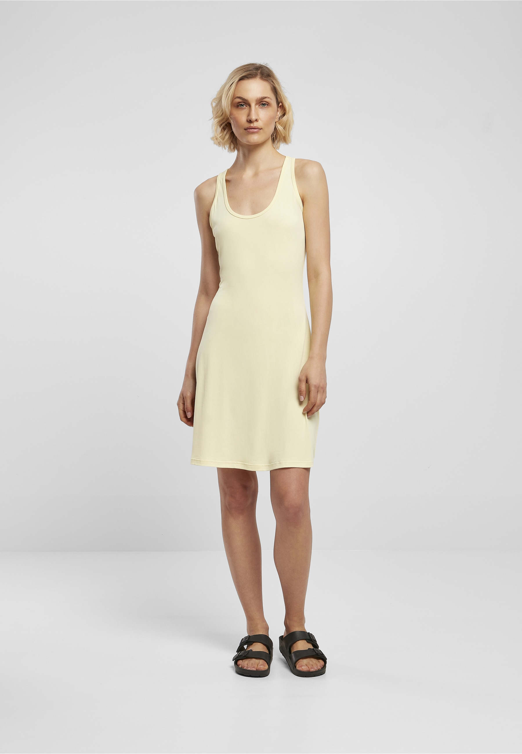URBAN CLASSICS Shirtkleid »Urban Classics Damen Ladies Modal Short Racer Back Dress« 1 Stk. tlg.