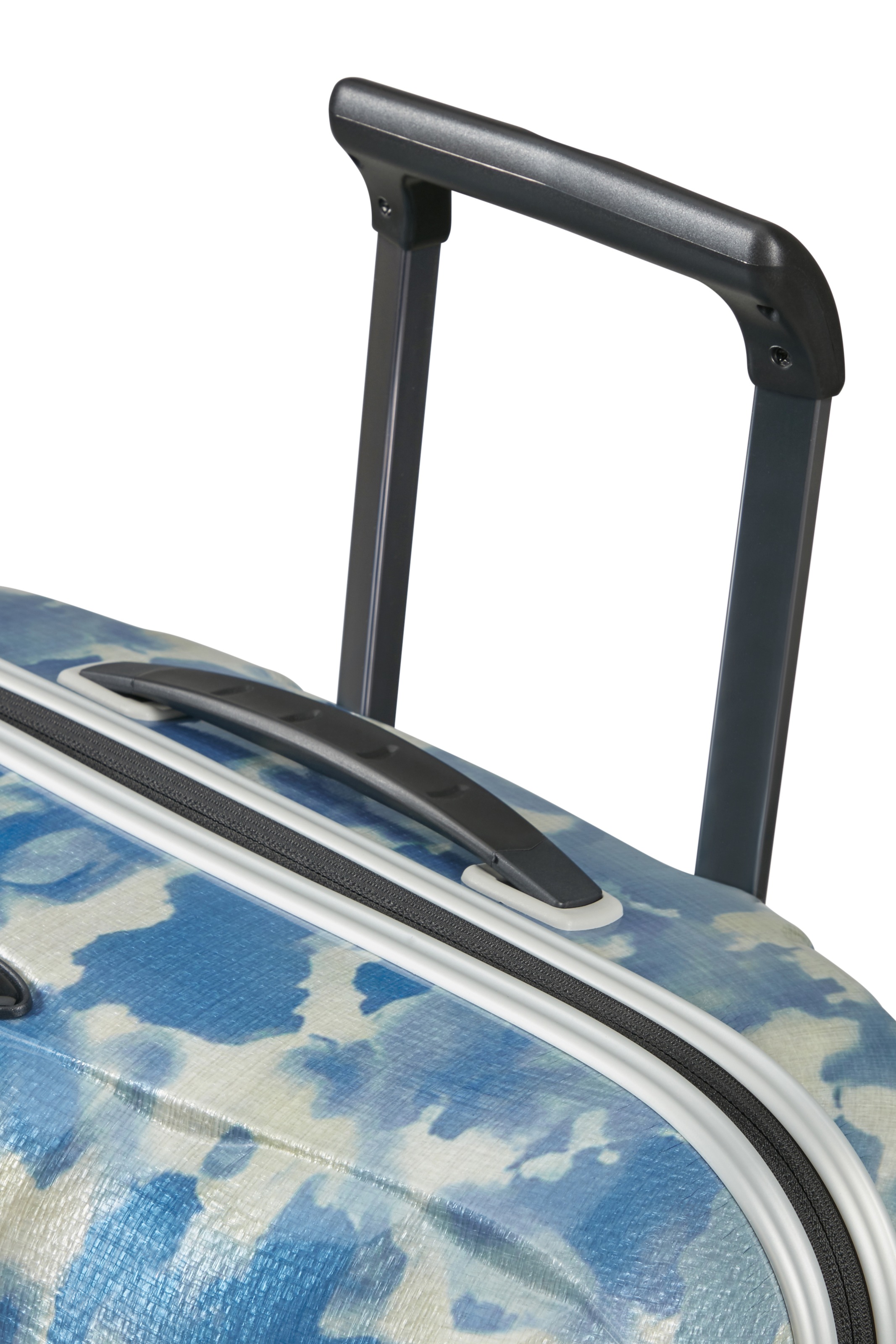 Samsonite Hartschalen-Trolley »SPINNER« 68 l Farbedition "Drifted Clouds", Curv-Material, mind. 95% recyceltes PET