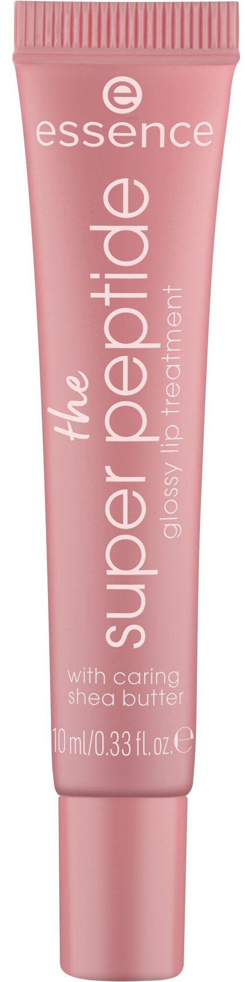 Essence Lippenbalsam »the super peptide glossy lip treatment« mit milchig glänzender Textur