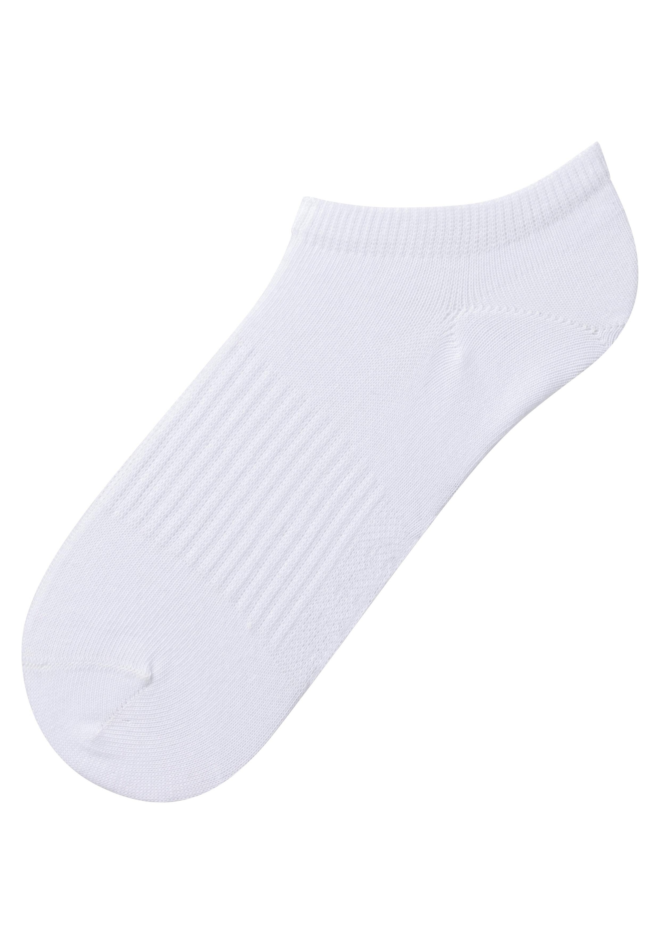 LASCANA ACTIVE Sneakersocken, (Set, 7 Paar), mit Mittelfußgummi