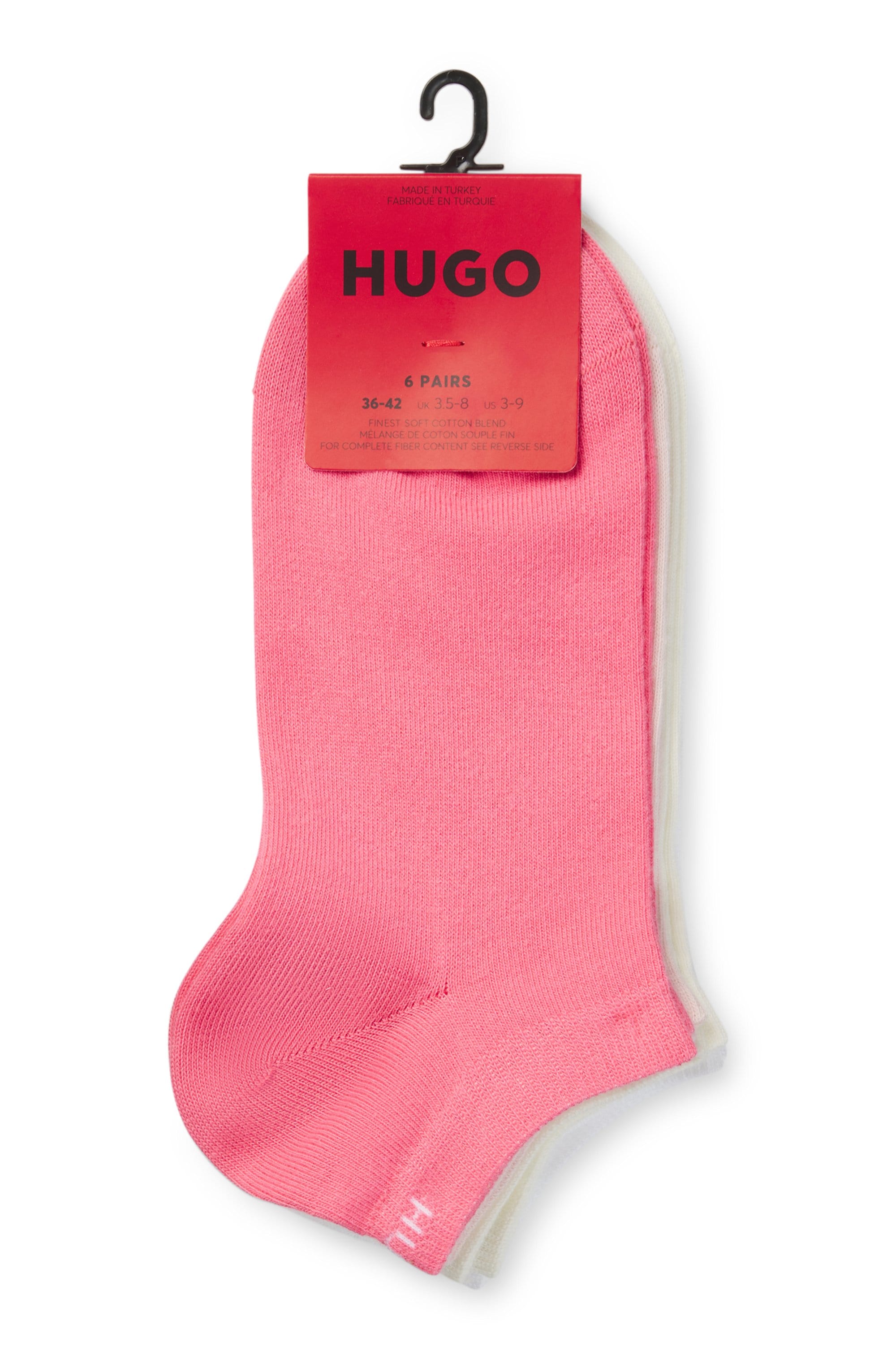 HUGO Underwear Socken »6P AS UNI CC W 10« Packung, 6er Pack, 6 Paar tlg. mit HUGO Schriftzug