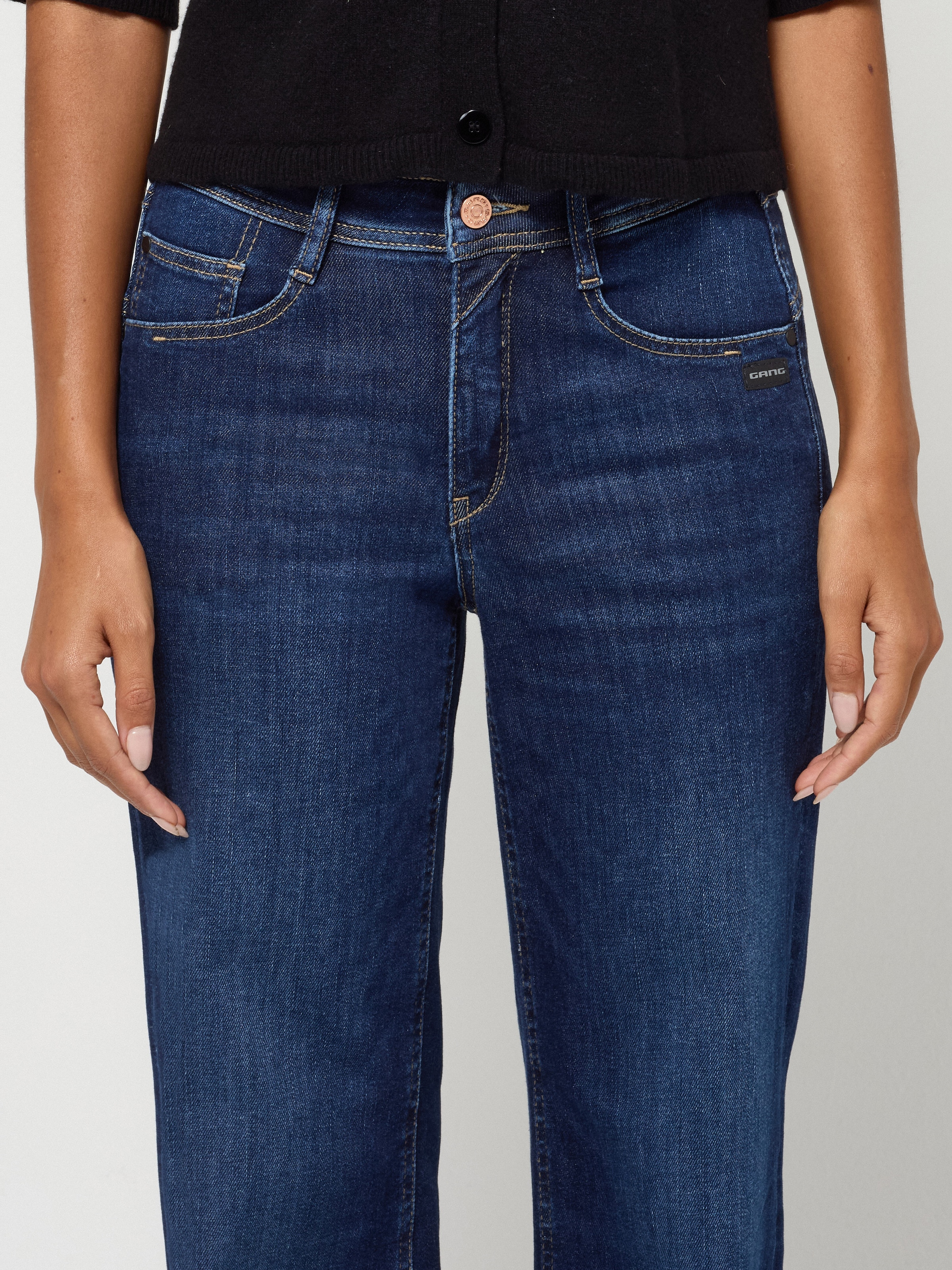 GANG Weite Jeans »94AMELIE WIDE« im 5-Pocket-Stil aus Stretch-Denim
