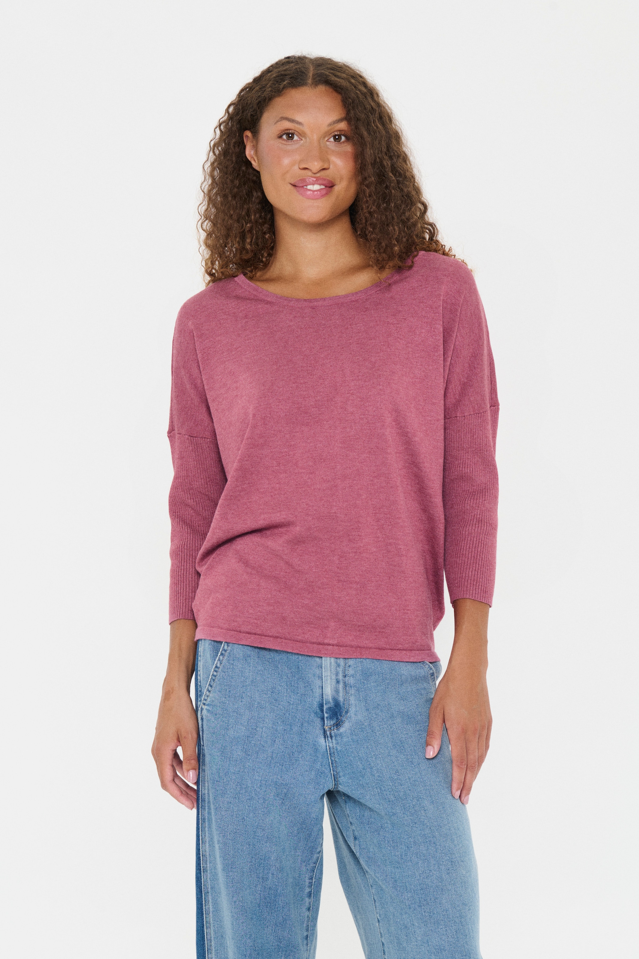 Saint Tropez Rundhalspullover "A2561, MilaSZ R-Neck" günstig online kaufen