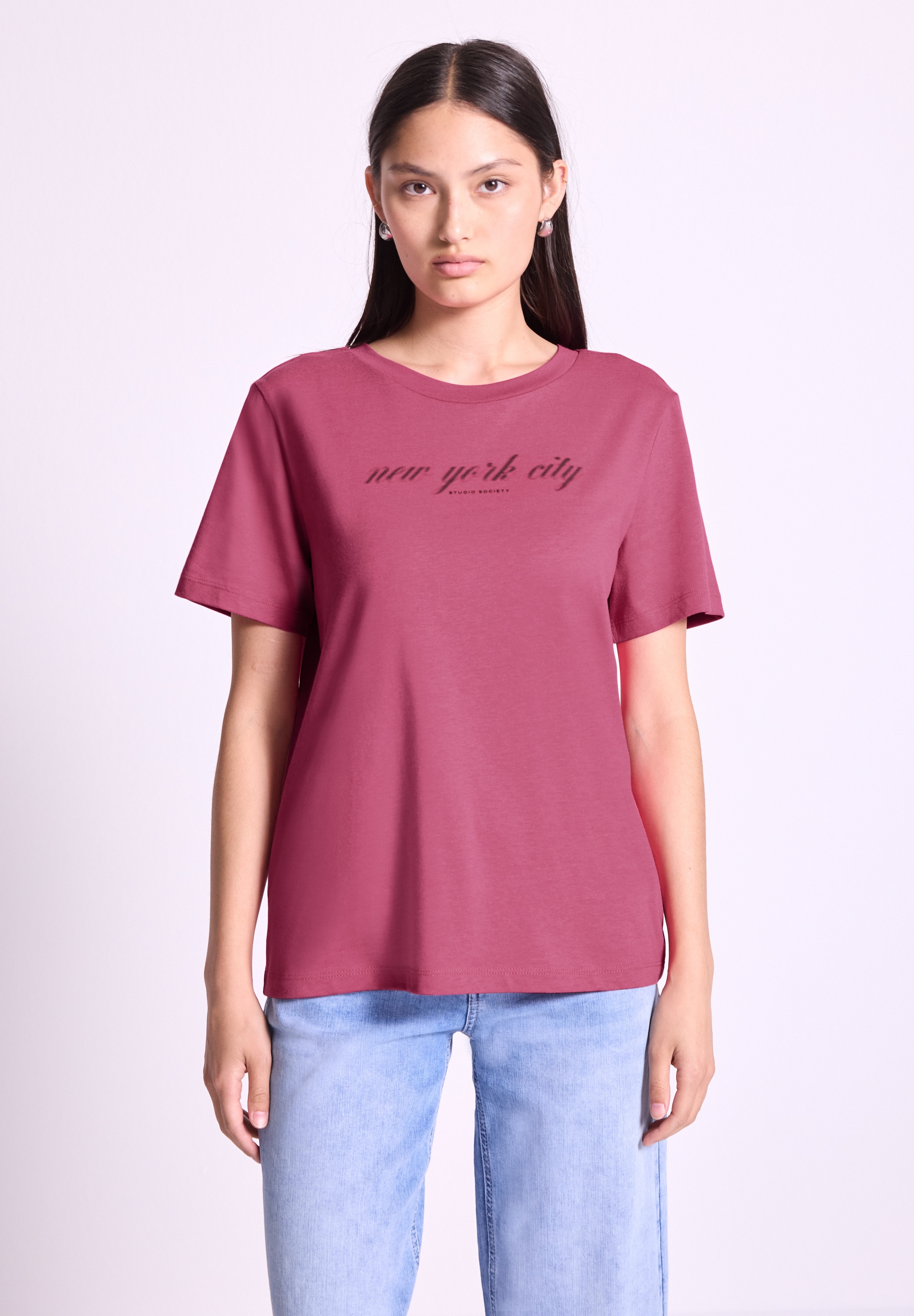 STREET ONE STUDIO Print-Shirt, im soften Baumwoll-Mix günstig online kaufen