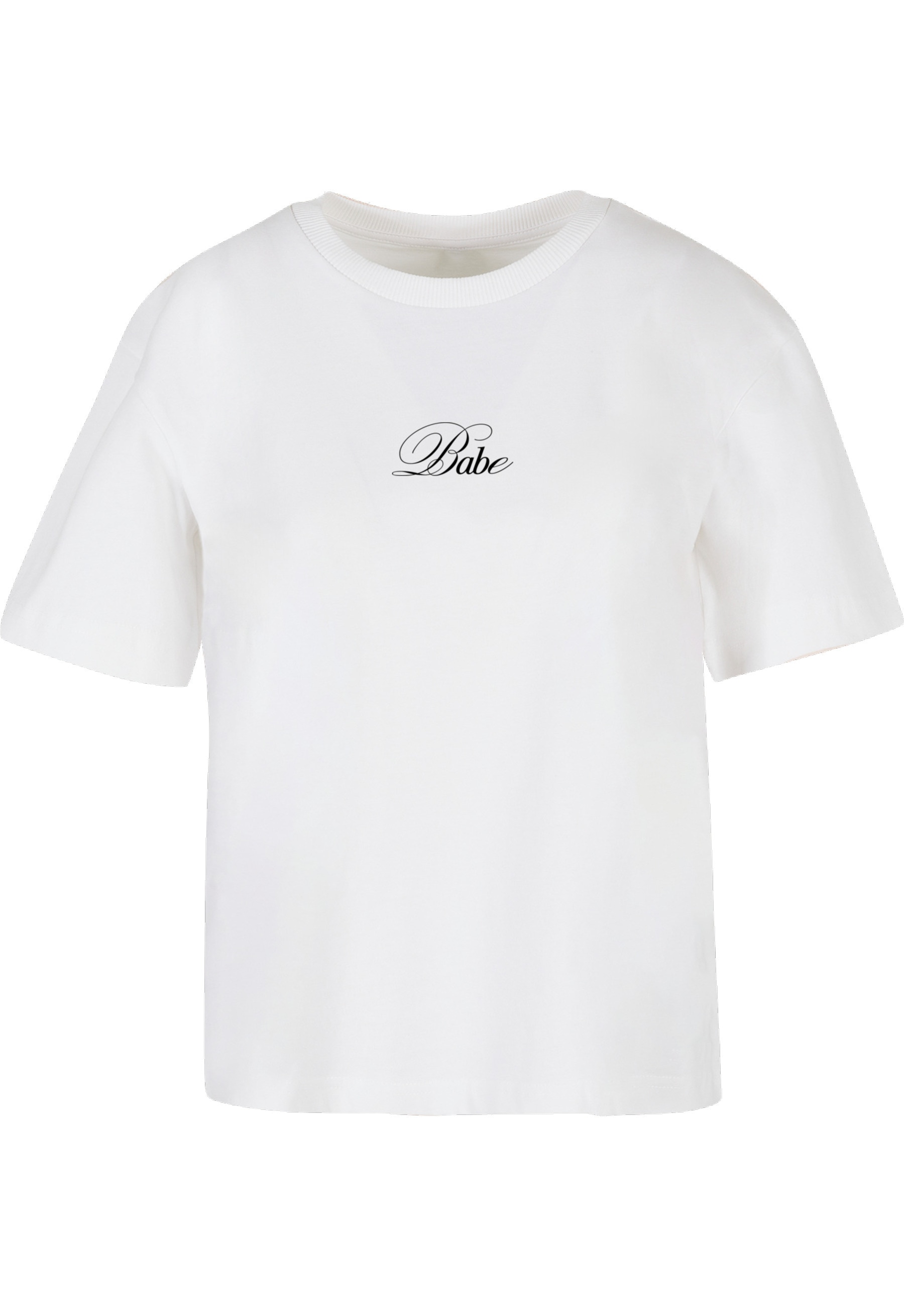 Miss Tee T-Shirt "Miss Tee Babe Wording Tee" 1 Stk. günstig online kaufen
