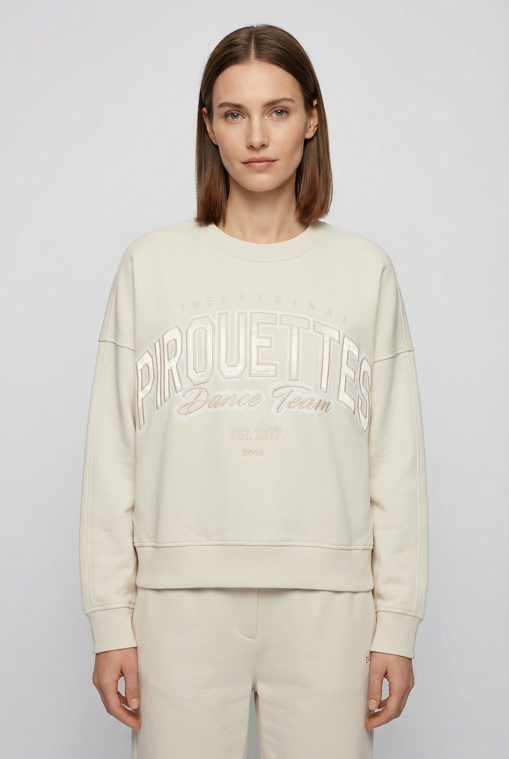 BOSS ORANGE Sweater "Ever Premium Damenmode", im Oversized Fit, Rundhalsfor günstig online kaufen