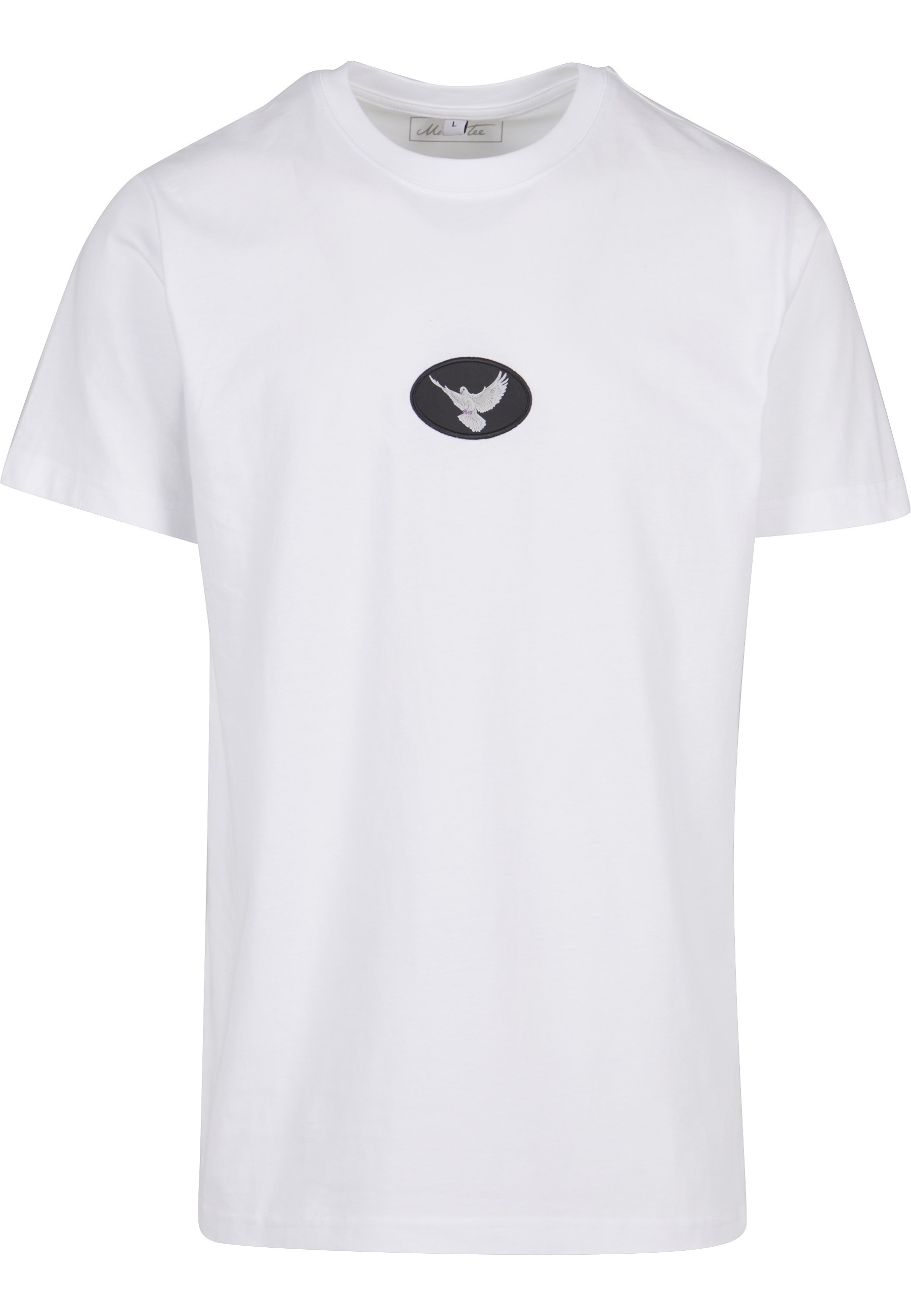 MisterTee Kurzarmshirt "MisterTee Herren Dove Patch Tee" 1 Stk.