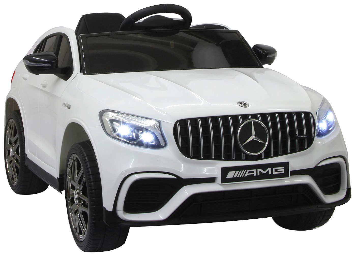 JAMARA Kinder Elektro-Kinderauto "Ride-on Mercedes-Benz AMG", weiß, B:70cm H:55cm T:115cm, Elektro-Kinderfahrzeuge