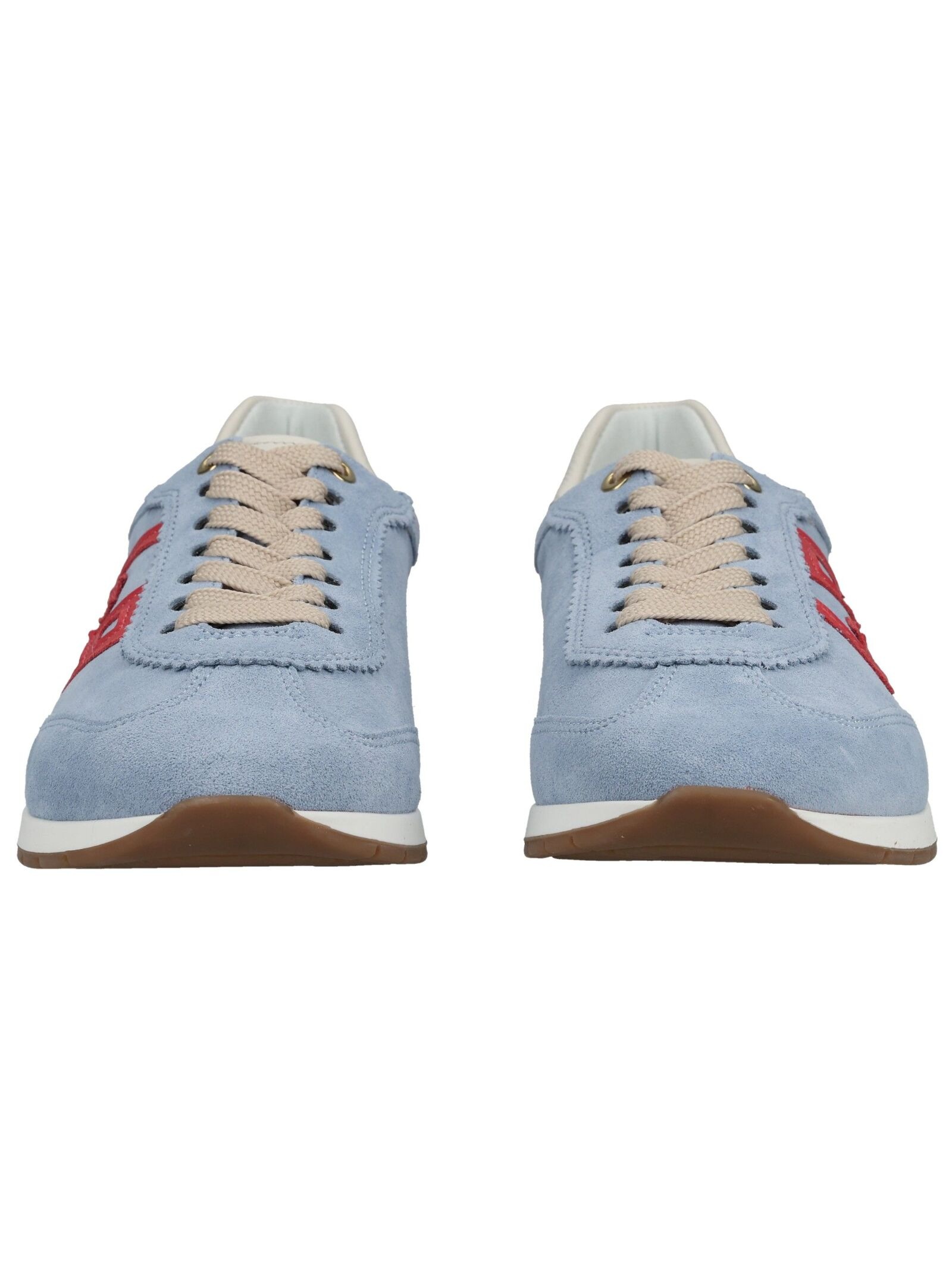 Ara Sneaker Veloursleder Platform Sneaker Blue/Red 39 2