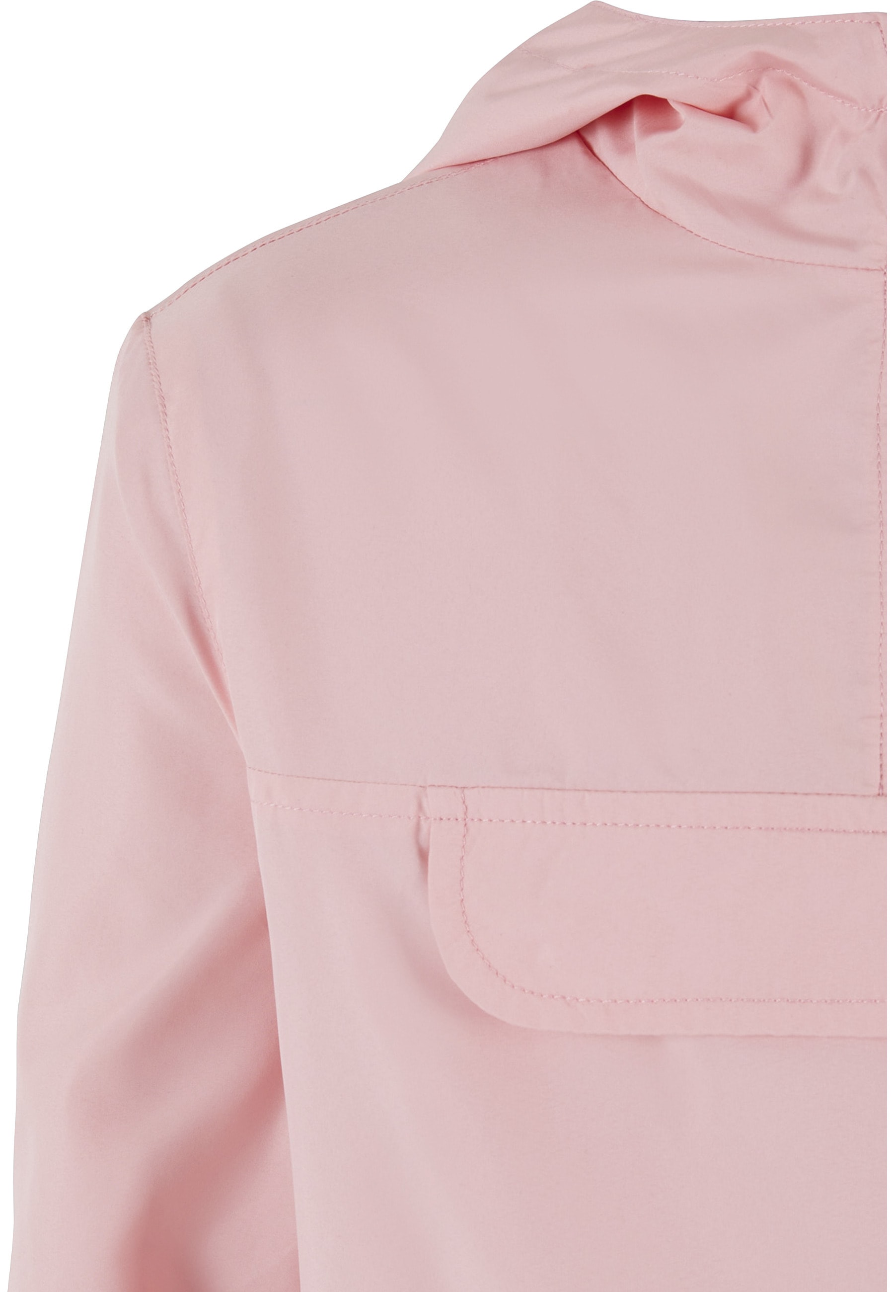 URBAN CLASSICS Allwetterjacke »Urban Classics Damen Girls Basic Pullover Jacket« 1 Stk. tlg. mit Kapuze