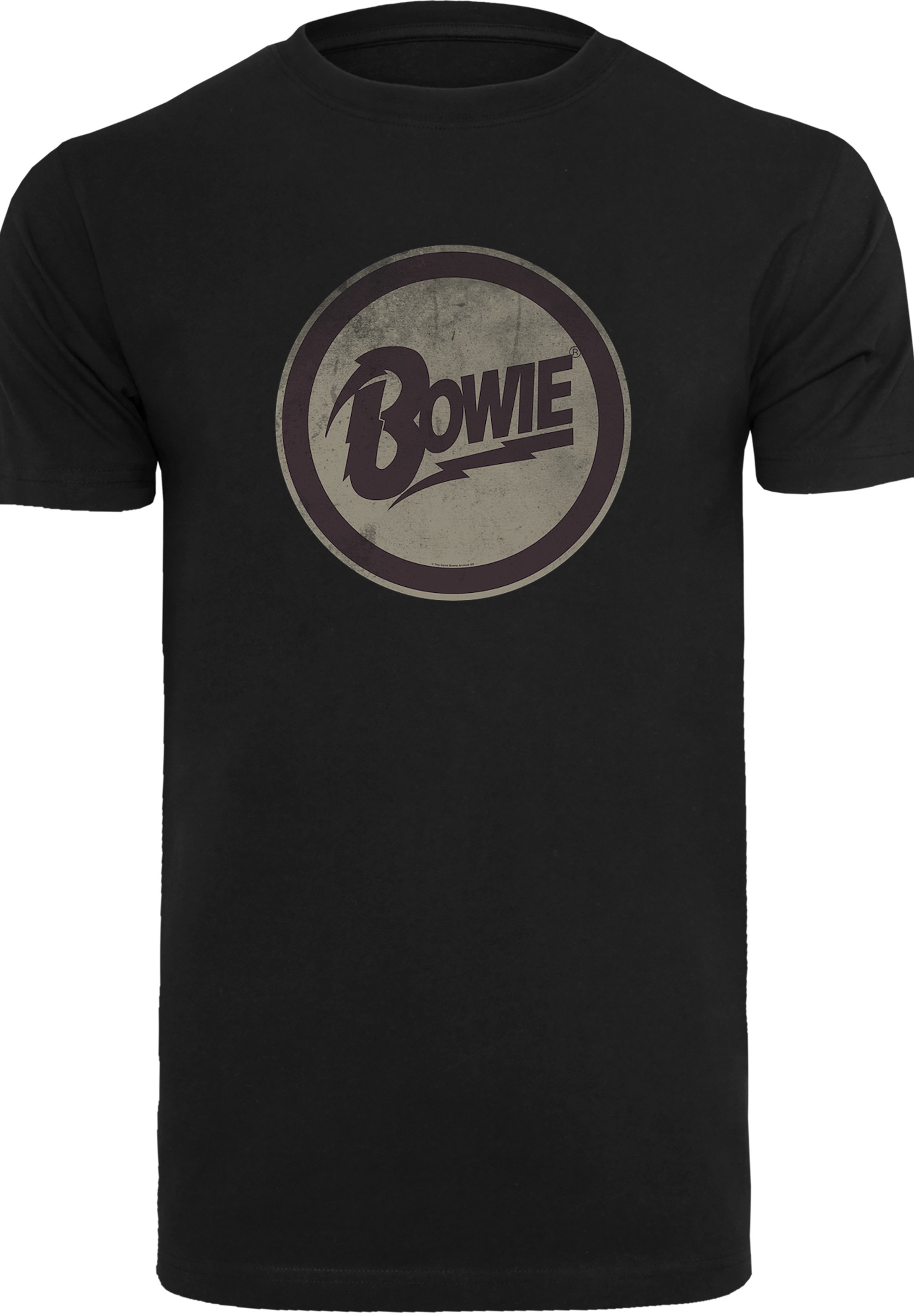 F4NT4STIC T-Shirt »David Bowie Logo«, Herren,Premium Merch,Regular-Fit,Basic,Bandshirt