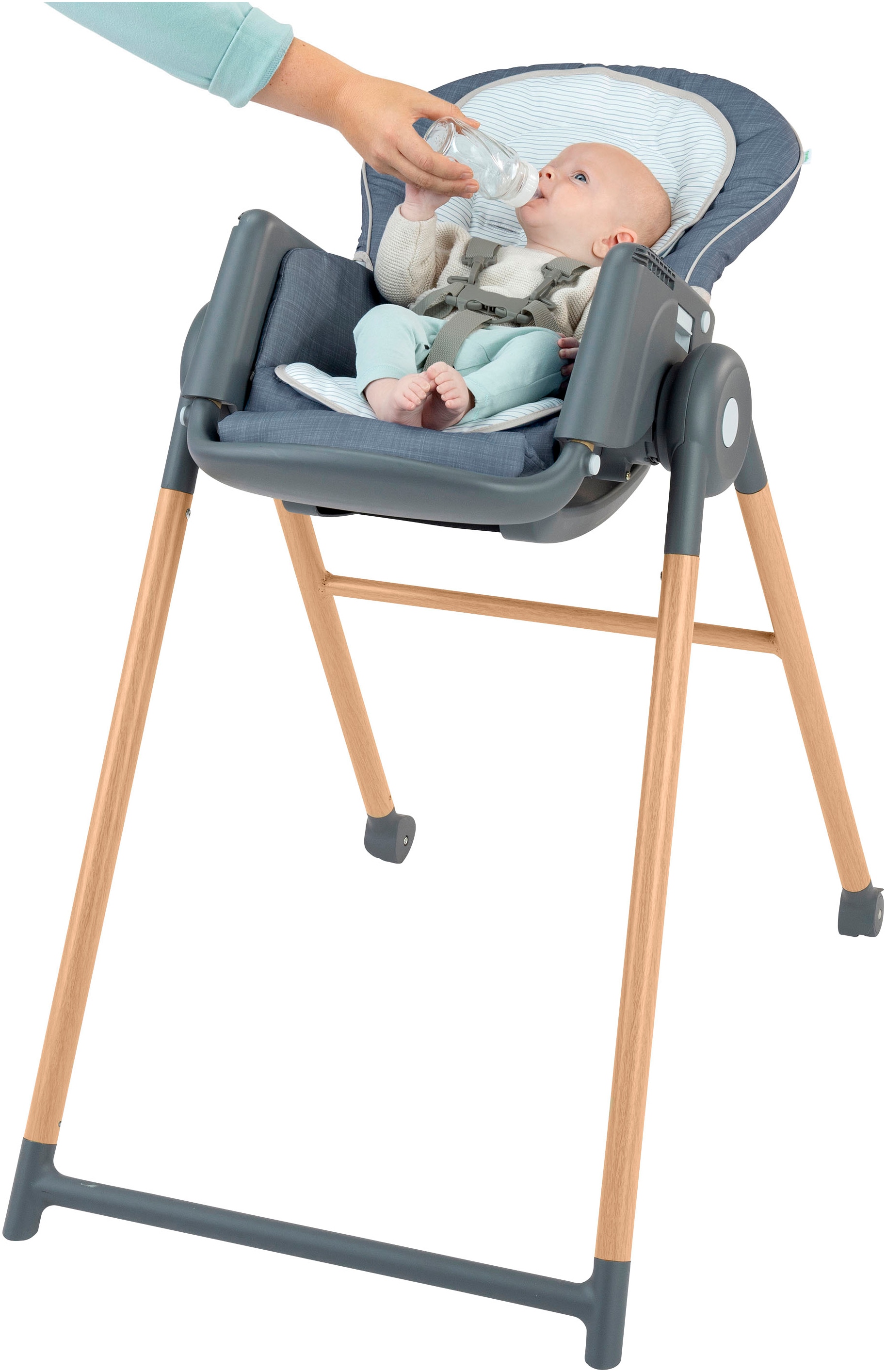 ingenuity Hochstuhl »Proper Positioner™ 7-in-1 Deluxe High Chair - Chambray«