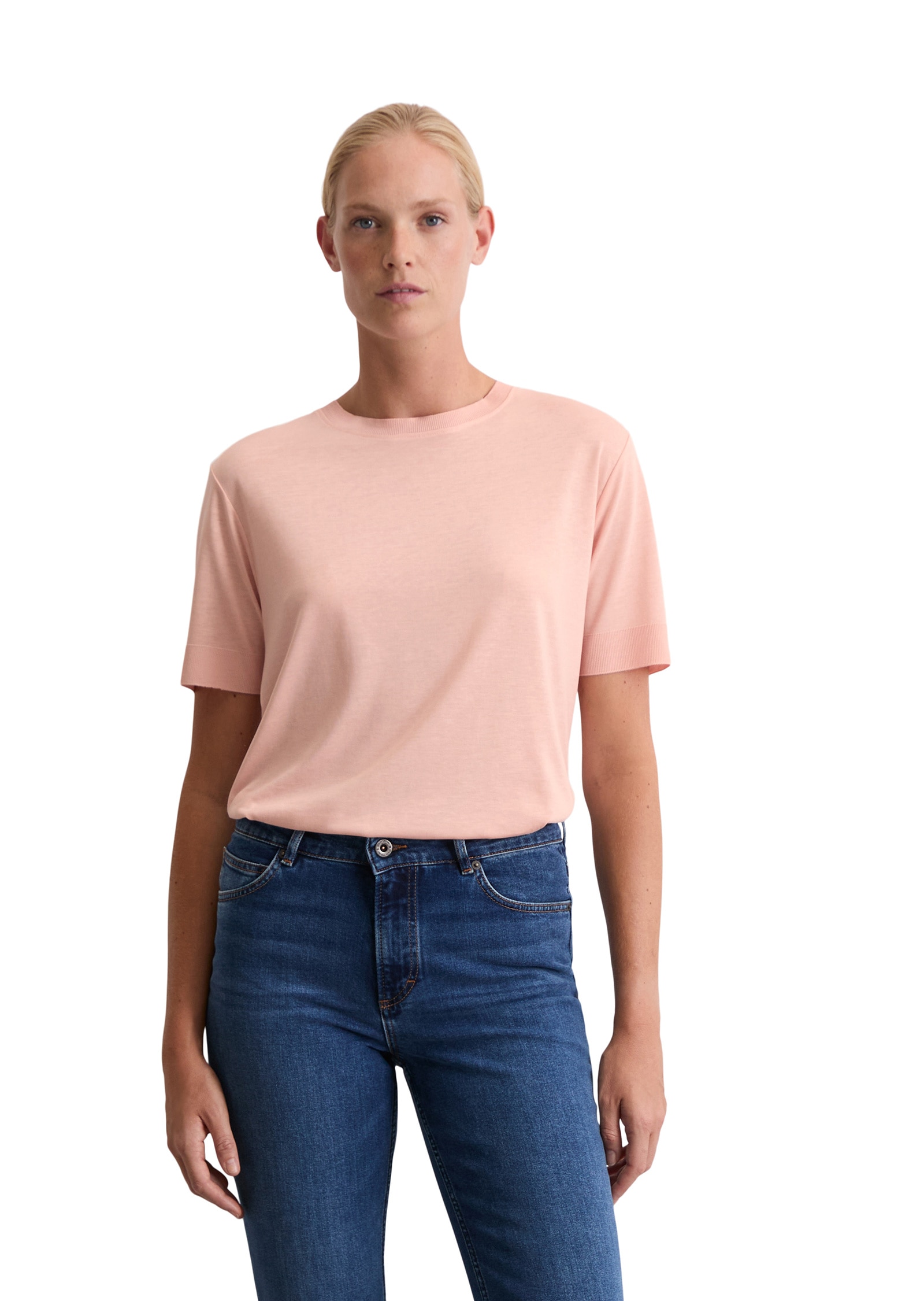 Marc OPolo T-Shirt "aus TENCEL™ Lyocell-Baumwolle-Mix" günstig online kaufen