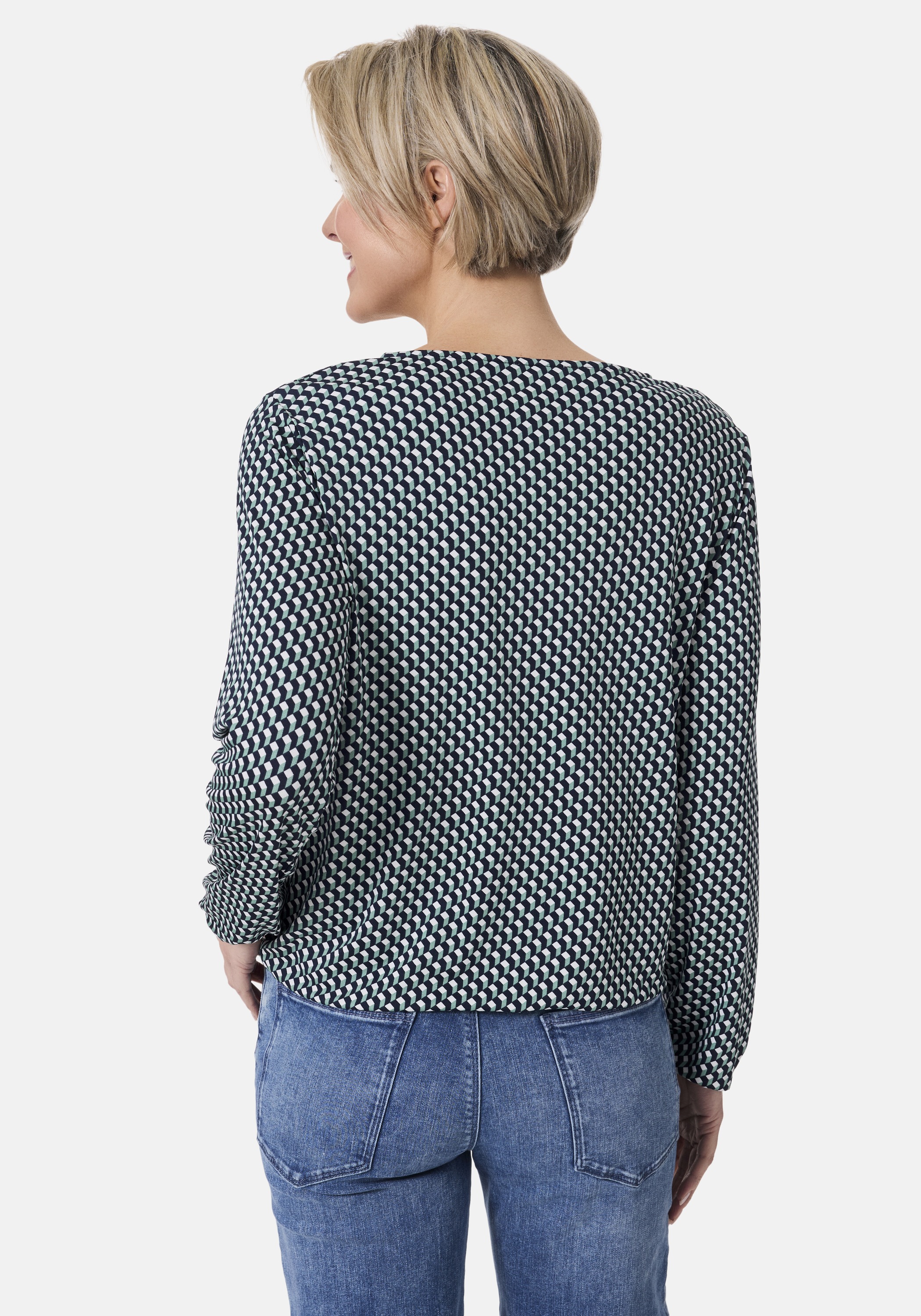 STOOKER WOMEN Langarmshirt "CALLA Print Langarmshirt", Regular Fit Blusen-S günstig online kaufen