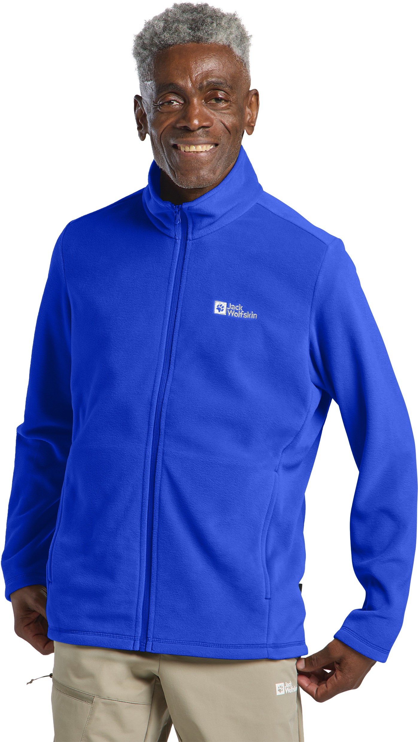 Jack Wolfskin Fleecejacke "TAUNUS FZ M" schnell trocknend, mit Stretchanteil, windabweisend