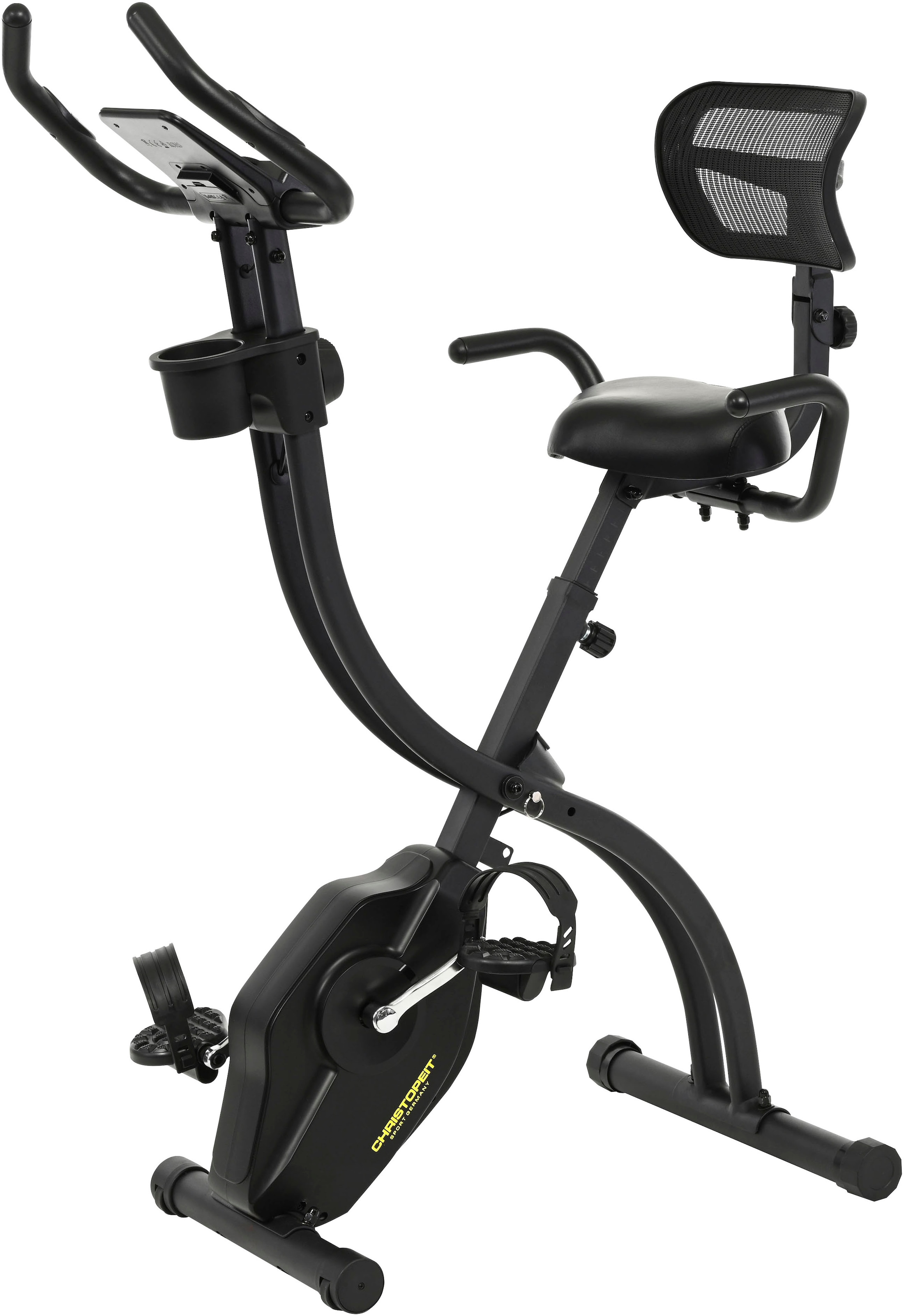 Heimtrainer "S-Bike Velo Fit", ohne Unterlegmatteschwarz, CHRISTOPEIT SPORT, Heimtrainer, 120 kg max. Benutzergewicht, Fahrrad, 14 Widerstandsstufen