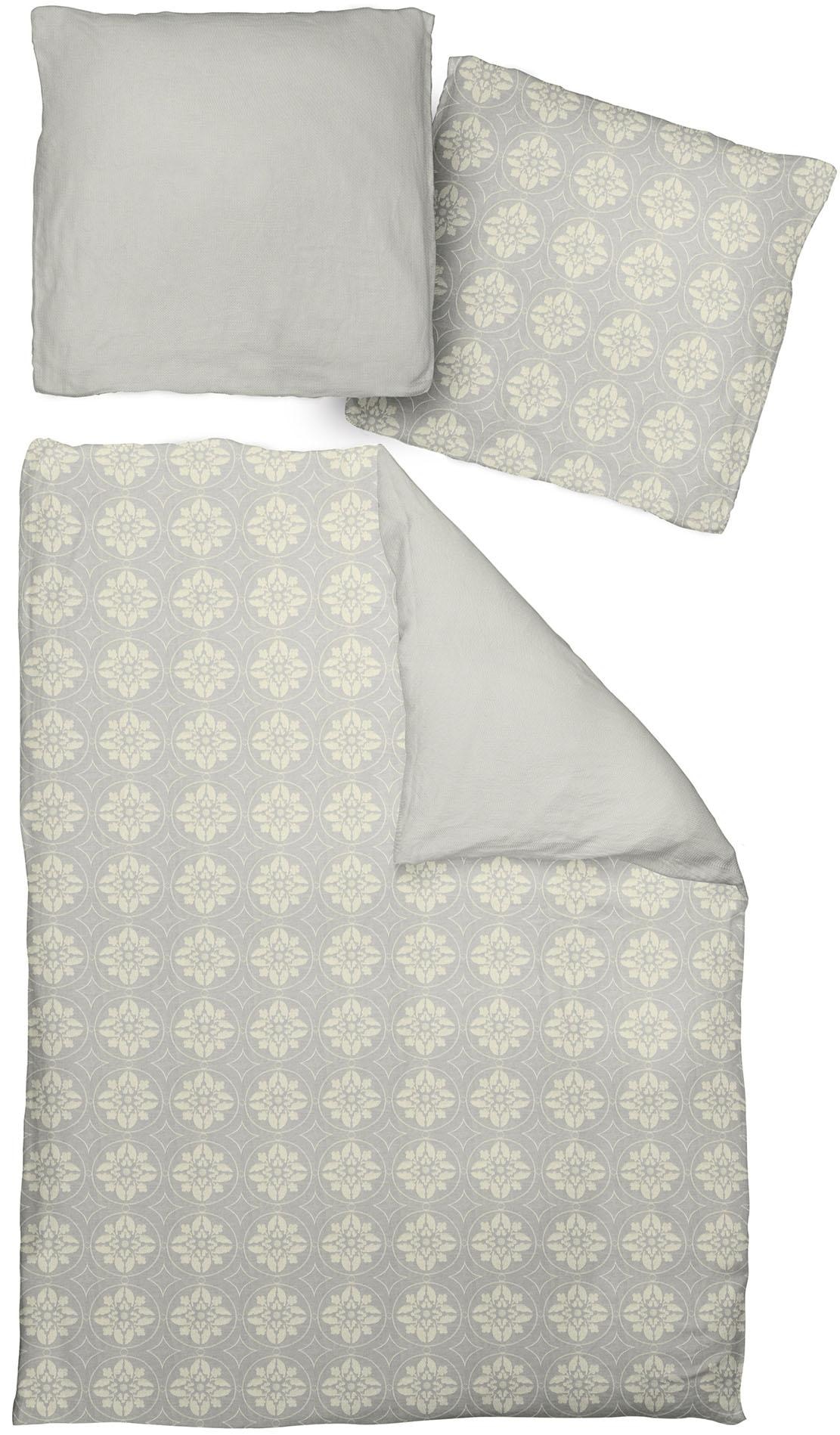 Adam Bettwäsche "Romantic Puligny light" 2 Stk. tlg. aus 100 % Bio-Baumwoll günstig online kaufen