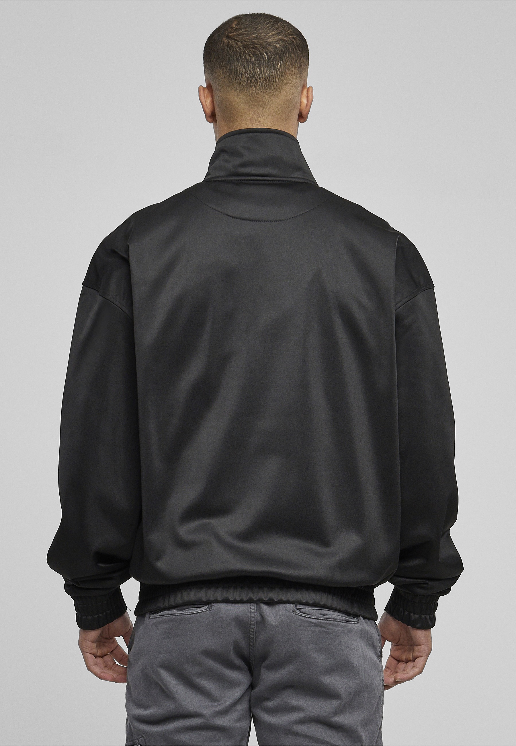 URBAN CLASSICS Trainingsjacke »Urban Classics Herren Classic Track Jacket« 1 Stk. tlg. ohne Kapuze