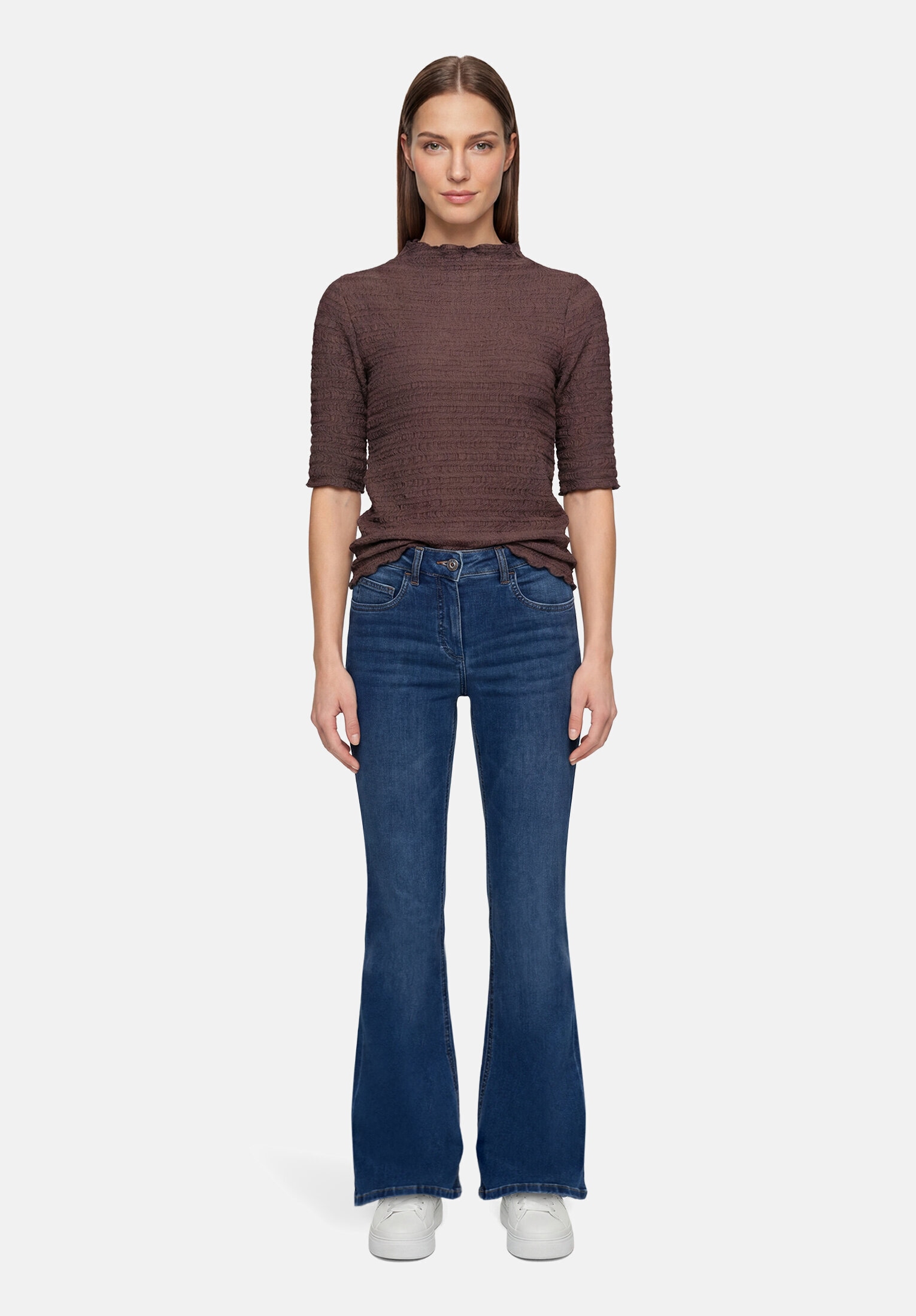 Betty Barclay Kurzarmshirt »Damen mit Stehkragen« 1