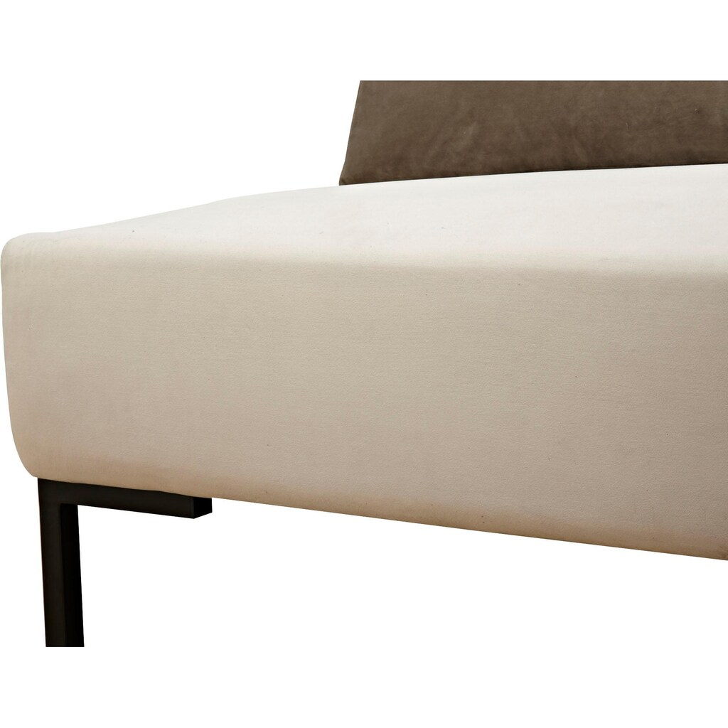 ATLANTIC home collection Ecksofa »L-Form«, mit Federkern