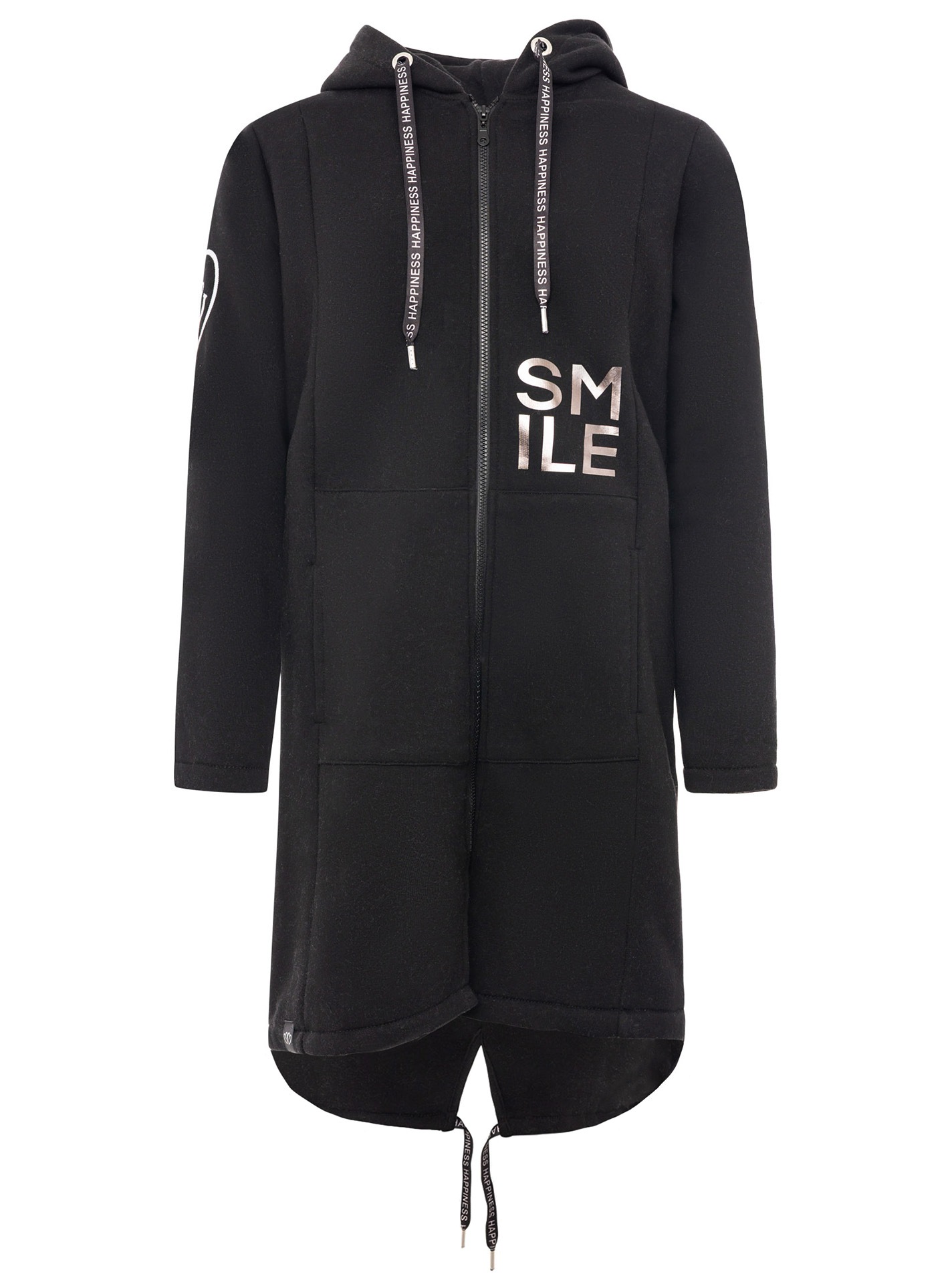 Zwillingsherz Kurzmantel ""Alissa Shiny"" Kapuze, Reißverschluss, glänzende günstig online kaufen