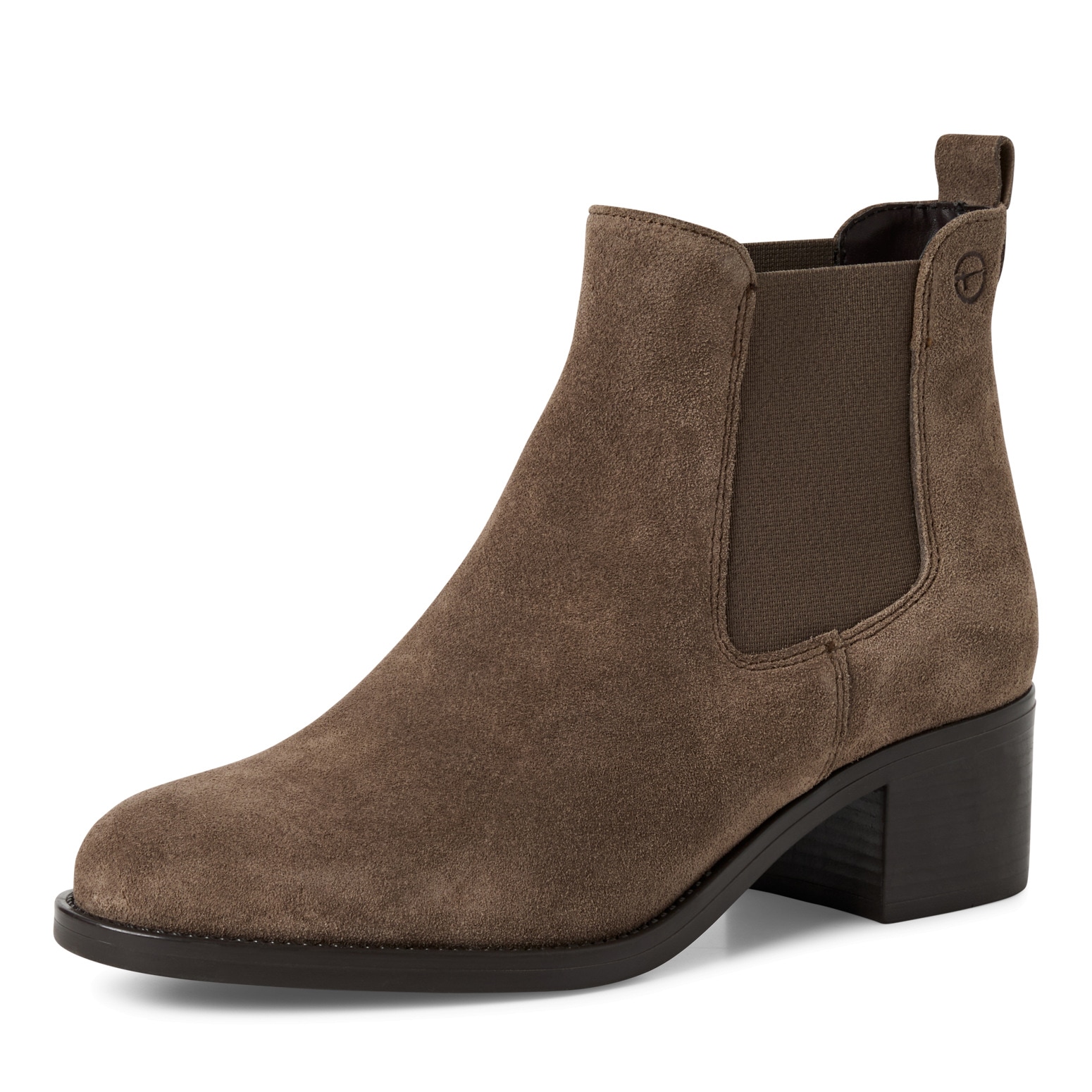 Tamaris Chelseaboots Blockabsatz, Stiefelette, Businessschuh in schmaler Form
