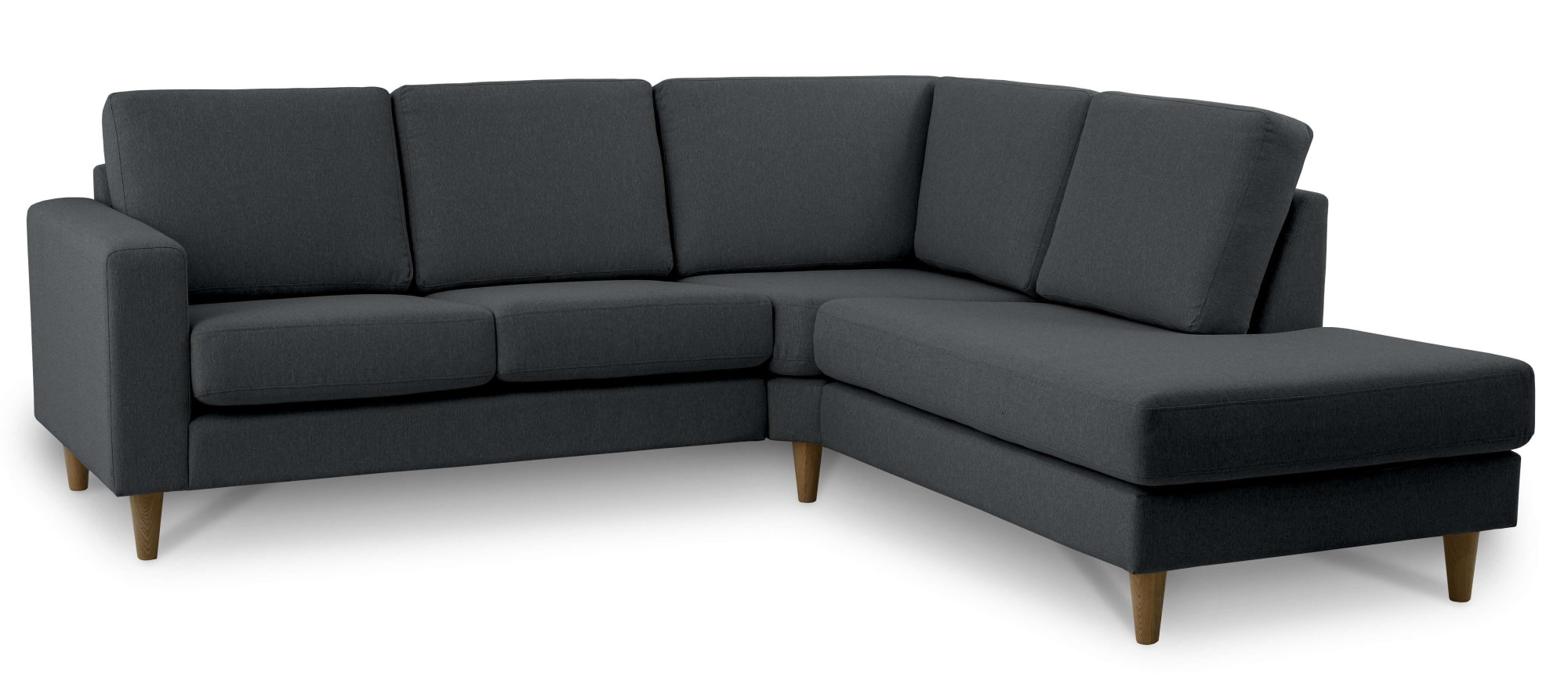 andas Ecksofa »Tvinno«, im skandinavischen Stil, L-Form, mit Massivholzfüßen, Breite 230 cm