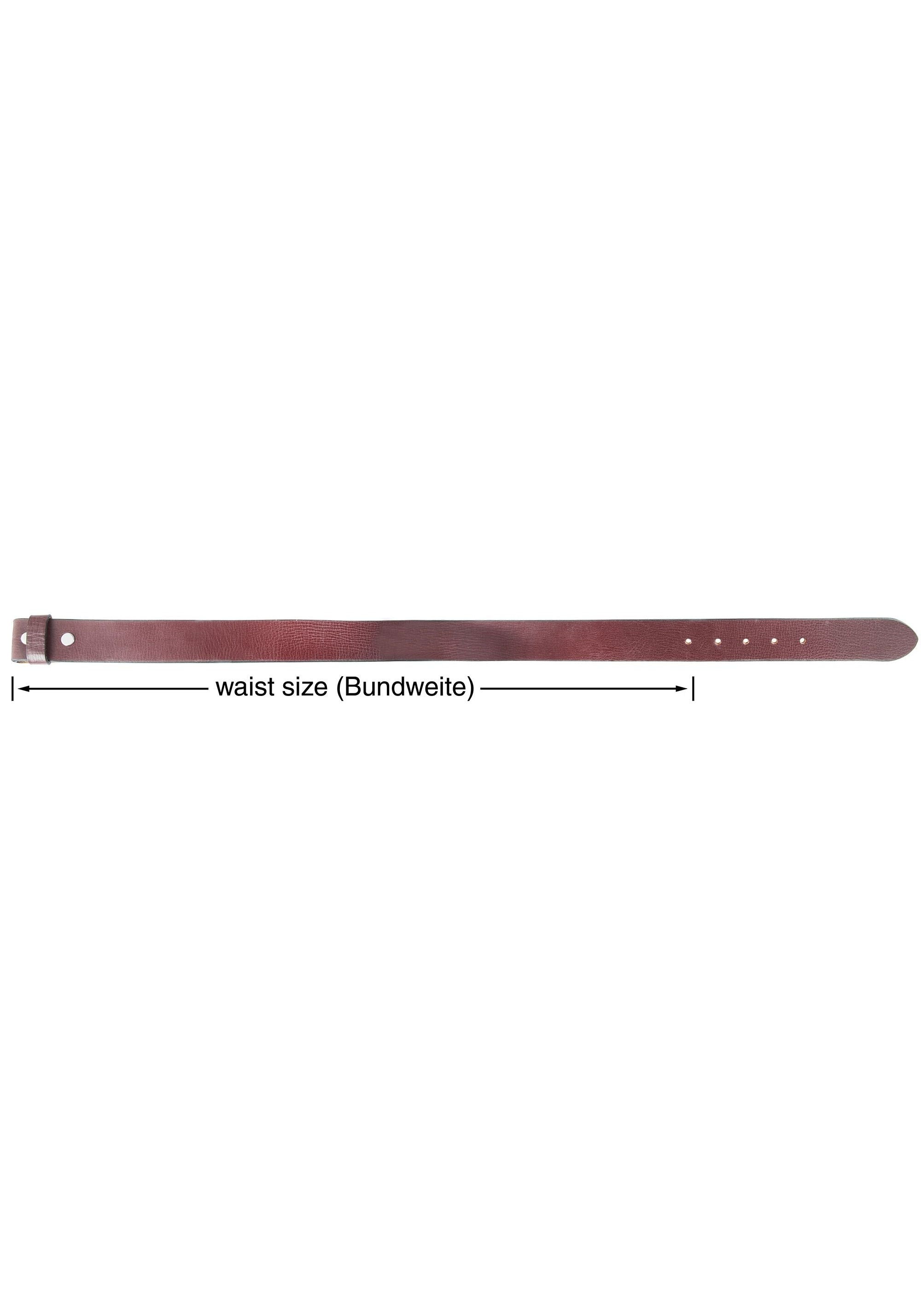 Leonardo Verrelli Ledergürtel »80 cm - 115 cm (Bundweite) in Rosa aus 100% Echtleder für«