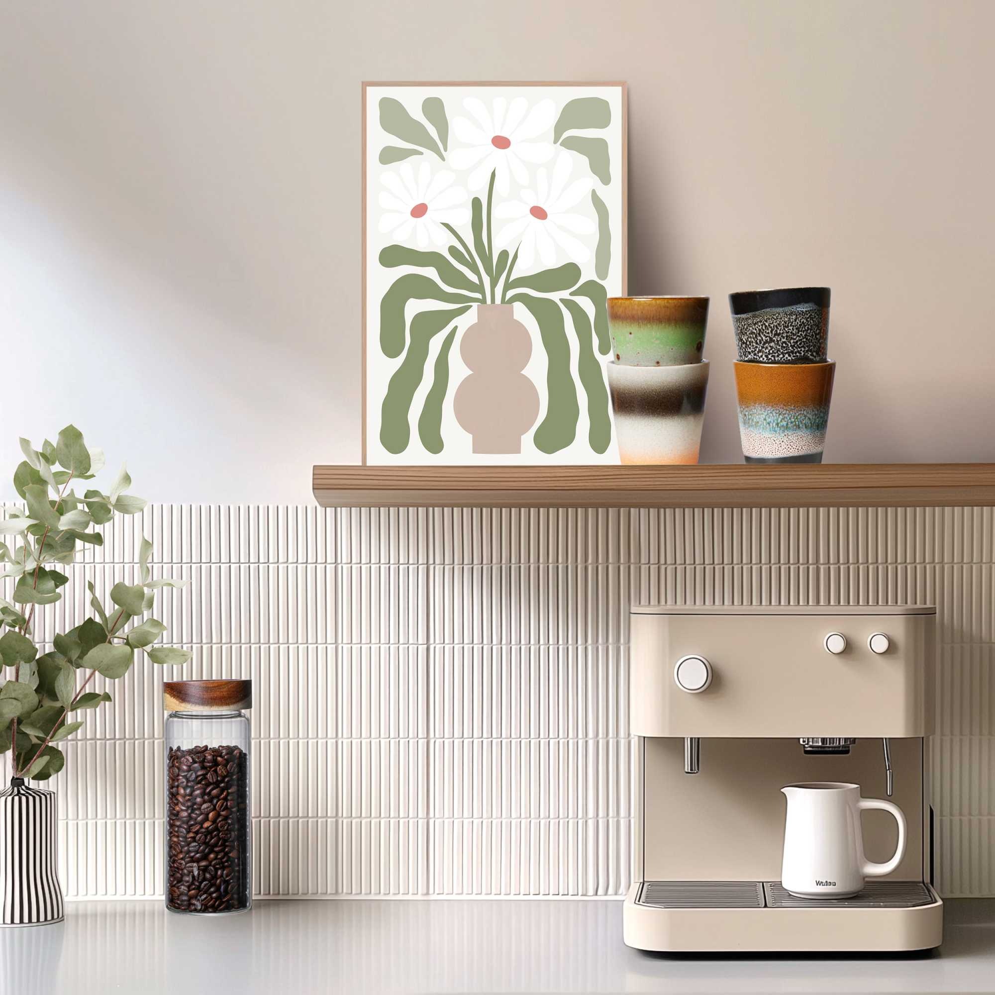 Reinders Poster "Abstract Flowers" günstig online kaufen
