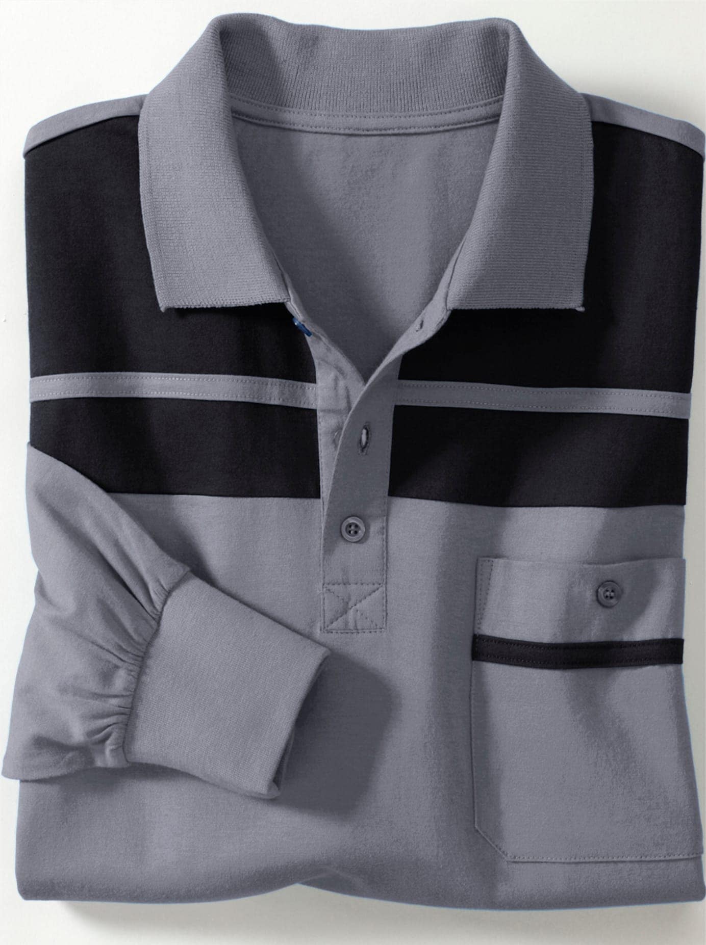 Classic Langarm-Poloshirt »Poloshirt«, (1 tlg.)