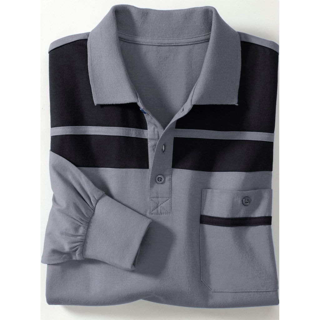 Classic Langarm-Poloshirt »Poloshirt«, (1 tlg.)