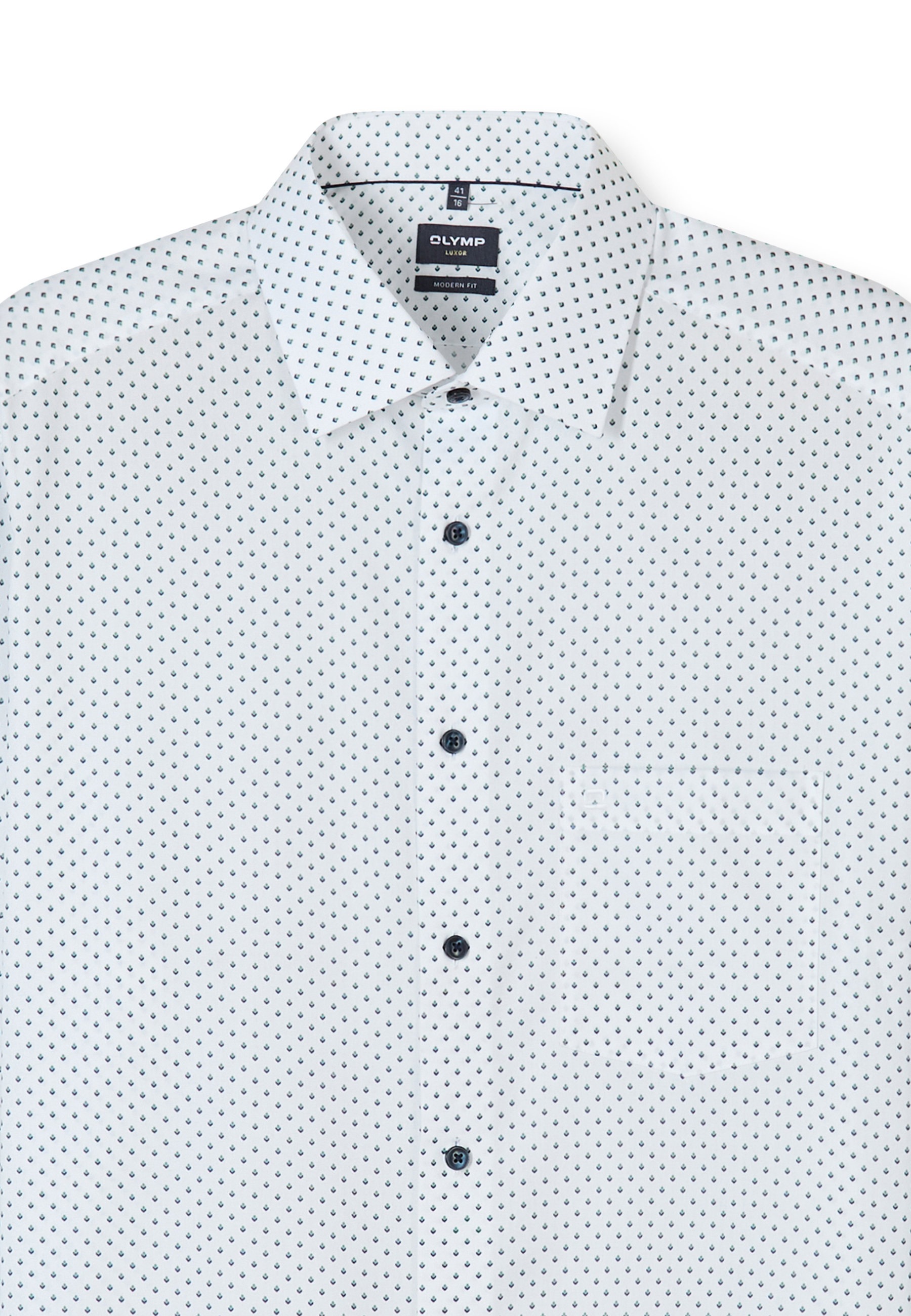 OLMP Luxor Modern Fit Shirt White Size 42 10