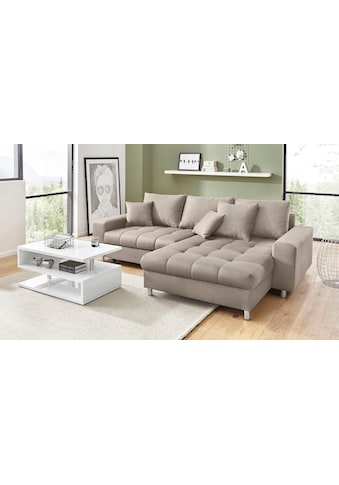 Nova Via Ecksofa, wahlweise mit Kaltschaum (140kg Belastung/Sitz), RGB-LED-Beleuchtung... kaufen Nova Via Ecksofa, wahlweise mit Kaltschaum (140kg Belastung/Sitz), RGB-LED-Beleuchtung... kaufen
