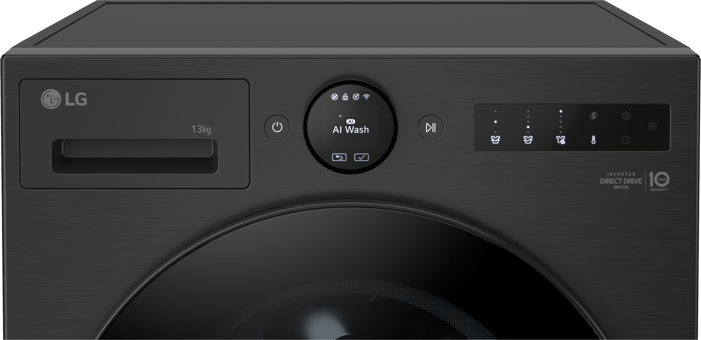 LG Waschmaschine »F4WX803YB«, 13 kg, 1400 U/min, Sicherheitsglastür