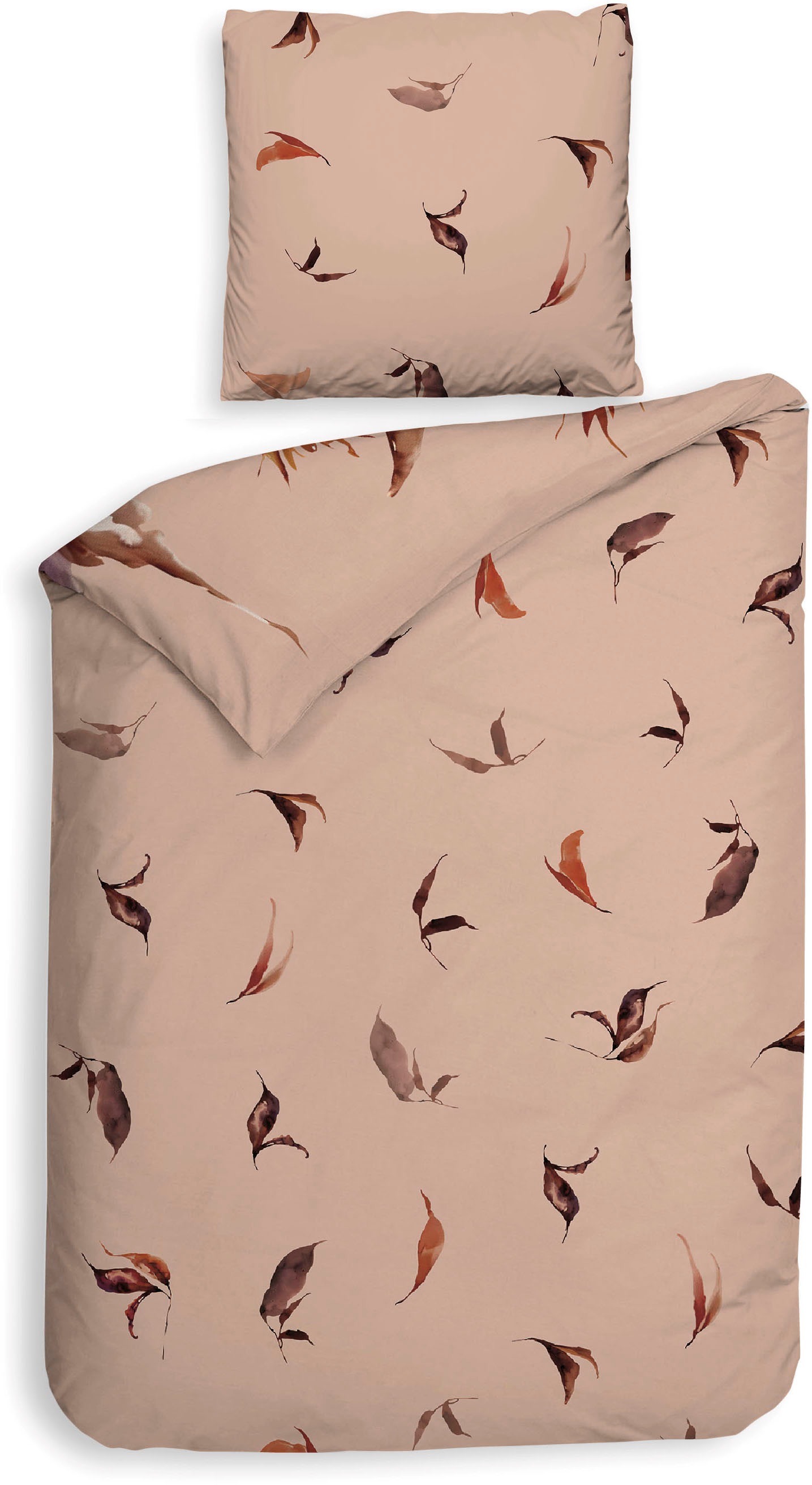 Heckett & Lane Wendebettwäsche »Thor«, Blumen Design, 100% Baumwolle ab 135x200 cm.