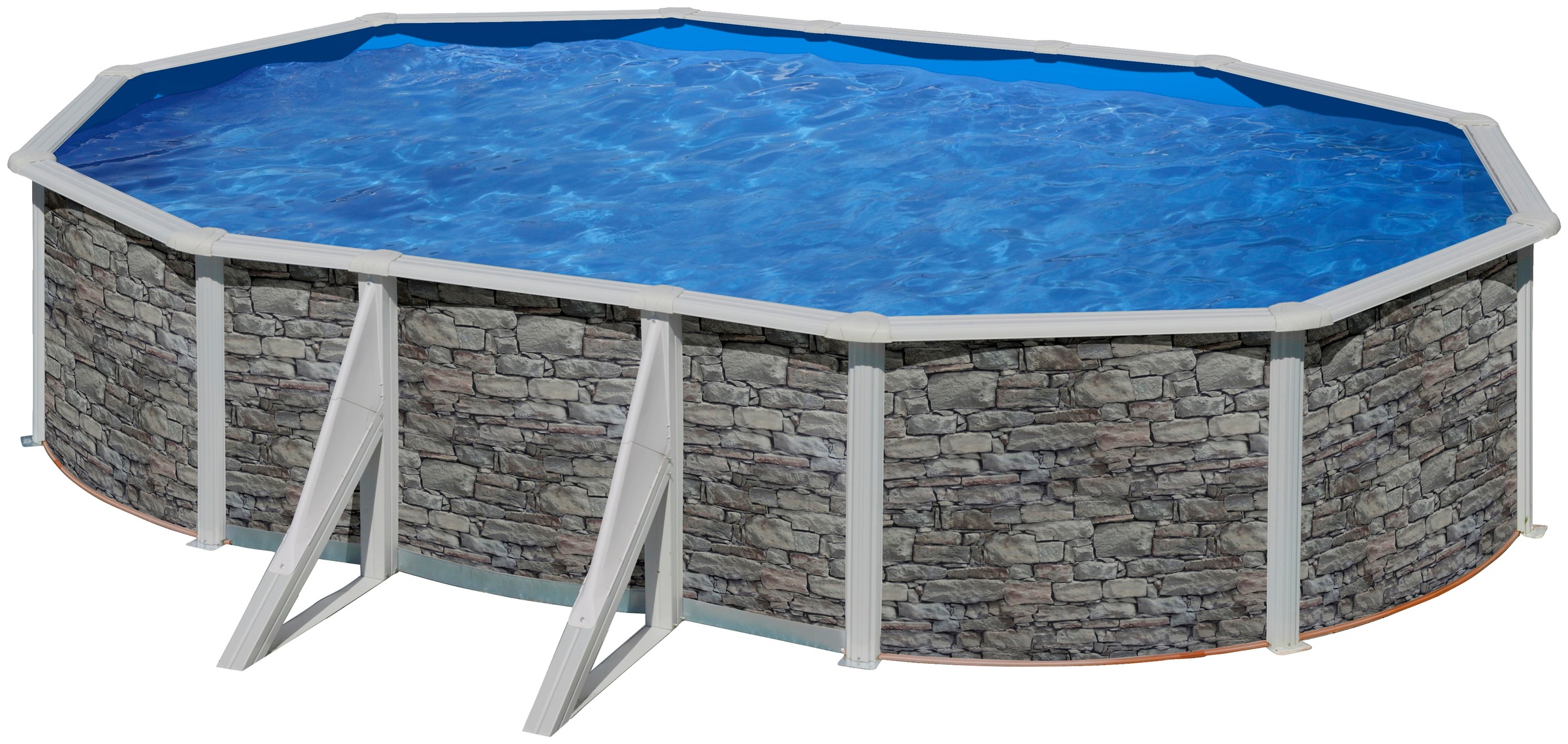 my POOL BWT Ovalpool in moderner Steinoptik, Höhe 132 cm, verschiedene Größ günstig online kaufen