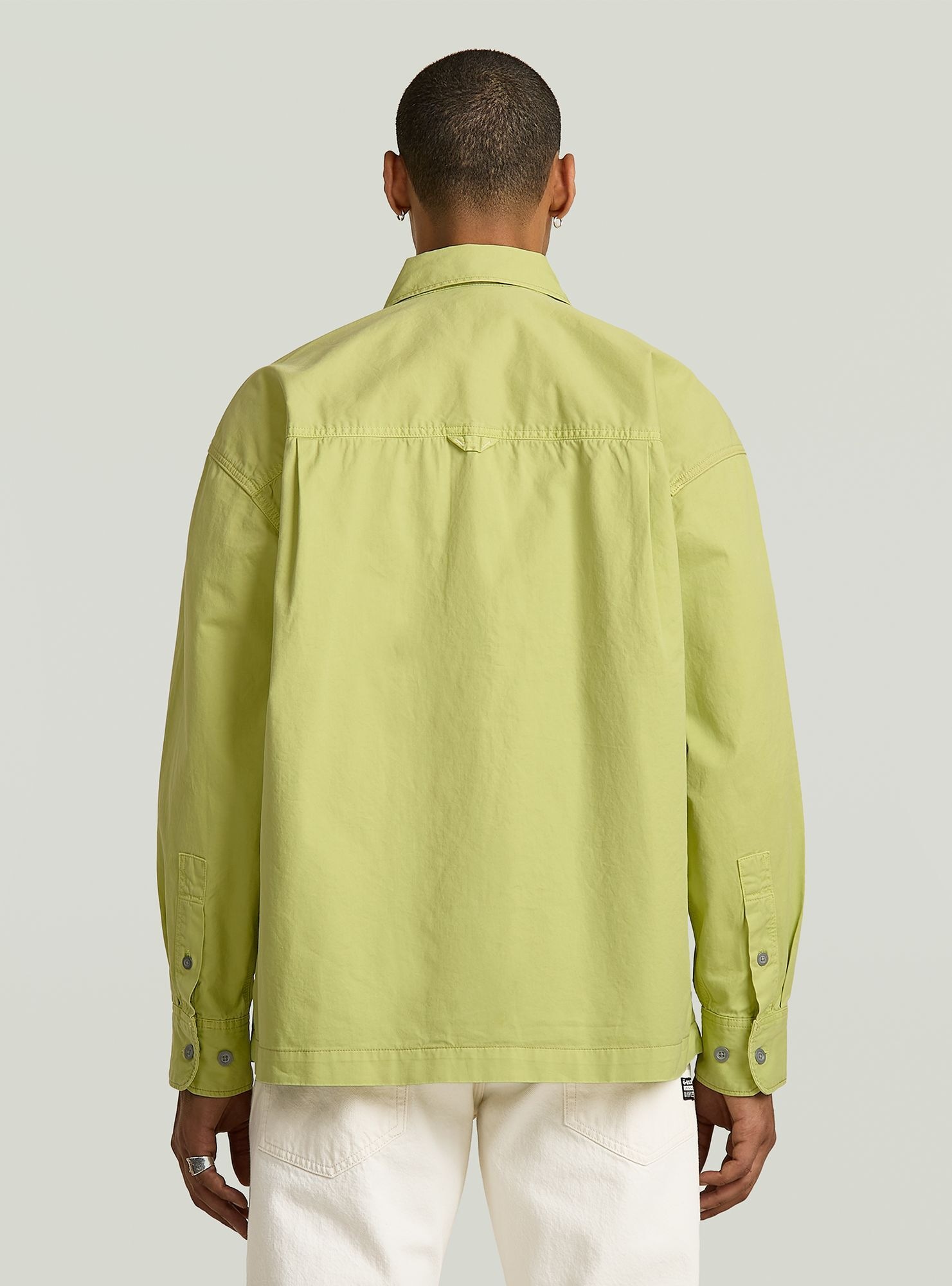 G-STAR Langarmshirt »1 Pocket Pleated Boxy Hemd«