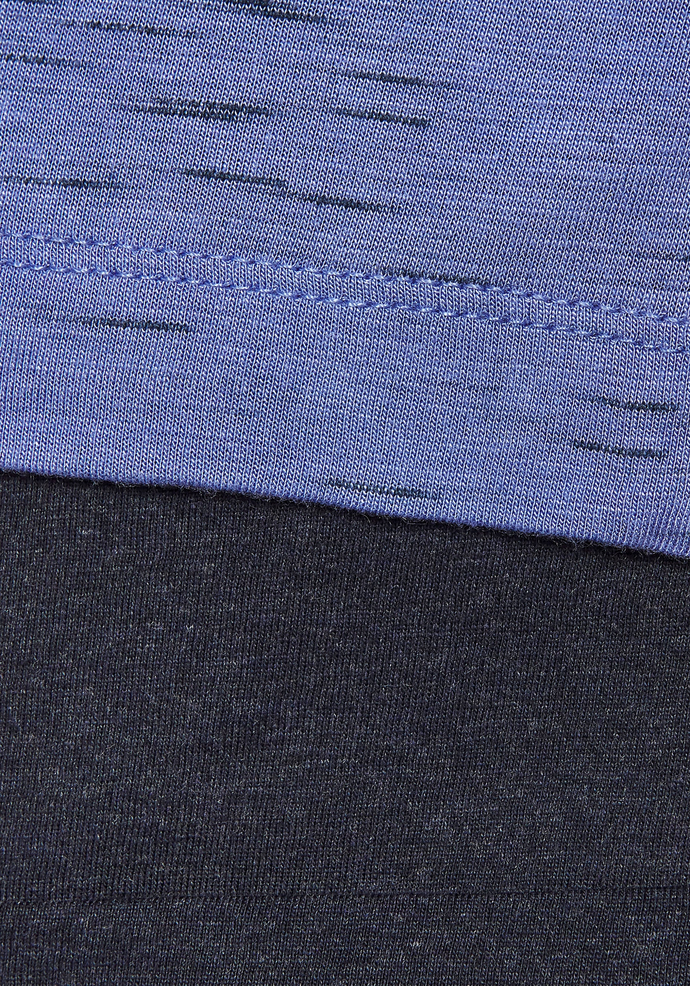 Vivance Dreams Pyjama, (2 tlg.), Schöner Melangeeffekt