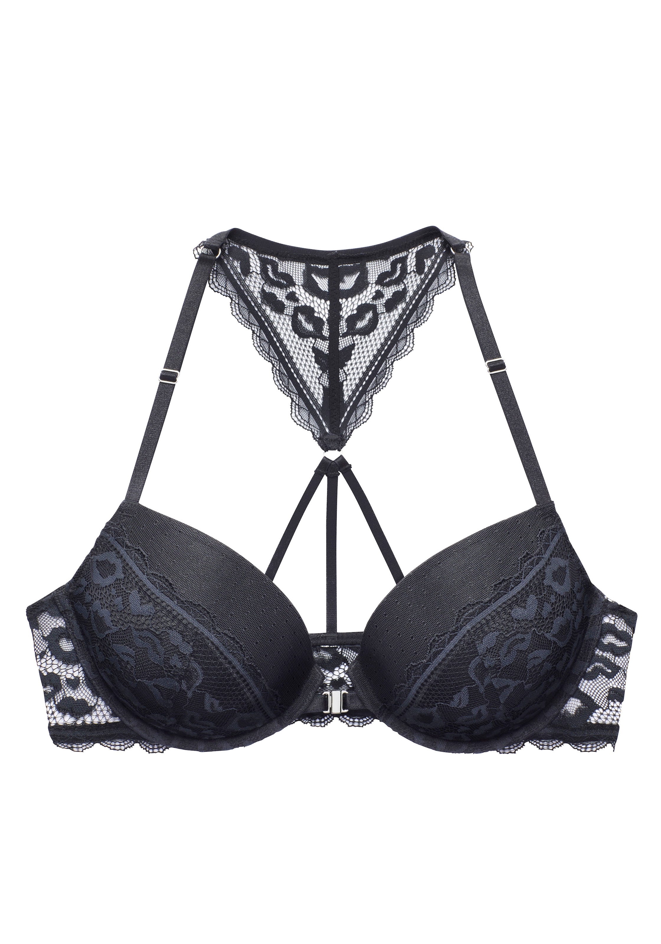 Vivance Push-up-BH, mit Spitze in Kussmund-Optik mit Neckholder-Träger, Dessous