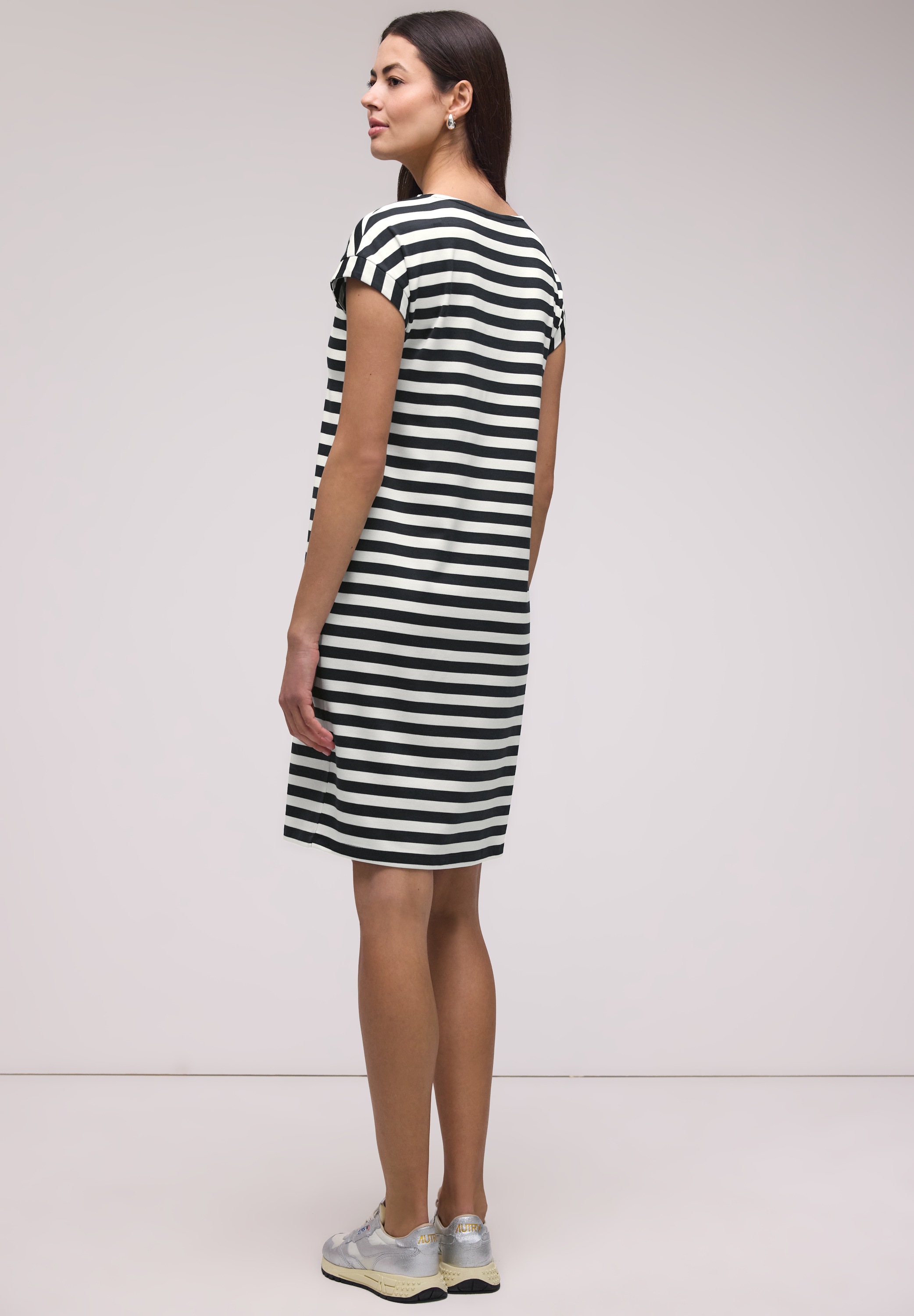 STREET ONE Jerseykleid Ohne Taschen im Streifendesign günstig online kaufen