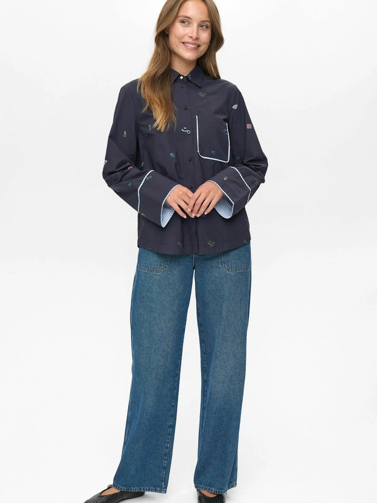 nümph Langarmhemd »Nümph Shirt NUCHIRO«
