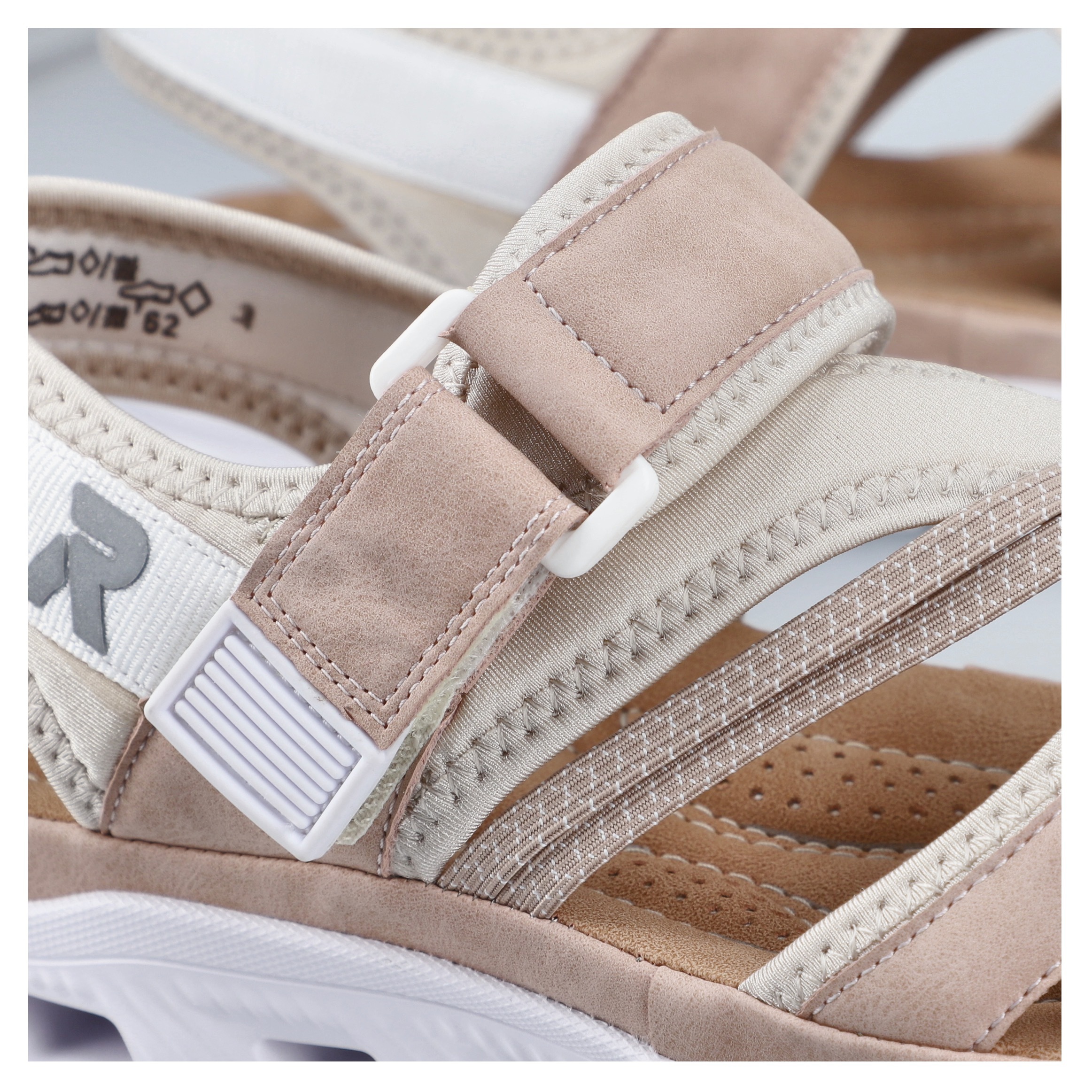 Thumbnail - RIEKER Sport Trekkingsandale Outdoorsandale, Sommerschuh, Sandale mit praktischen Klettverschlüssen